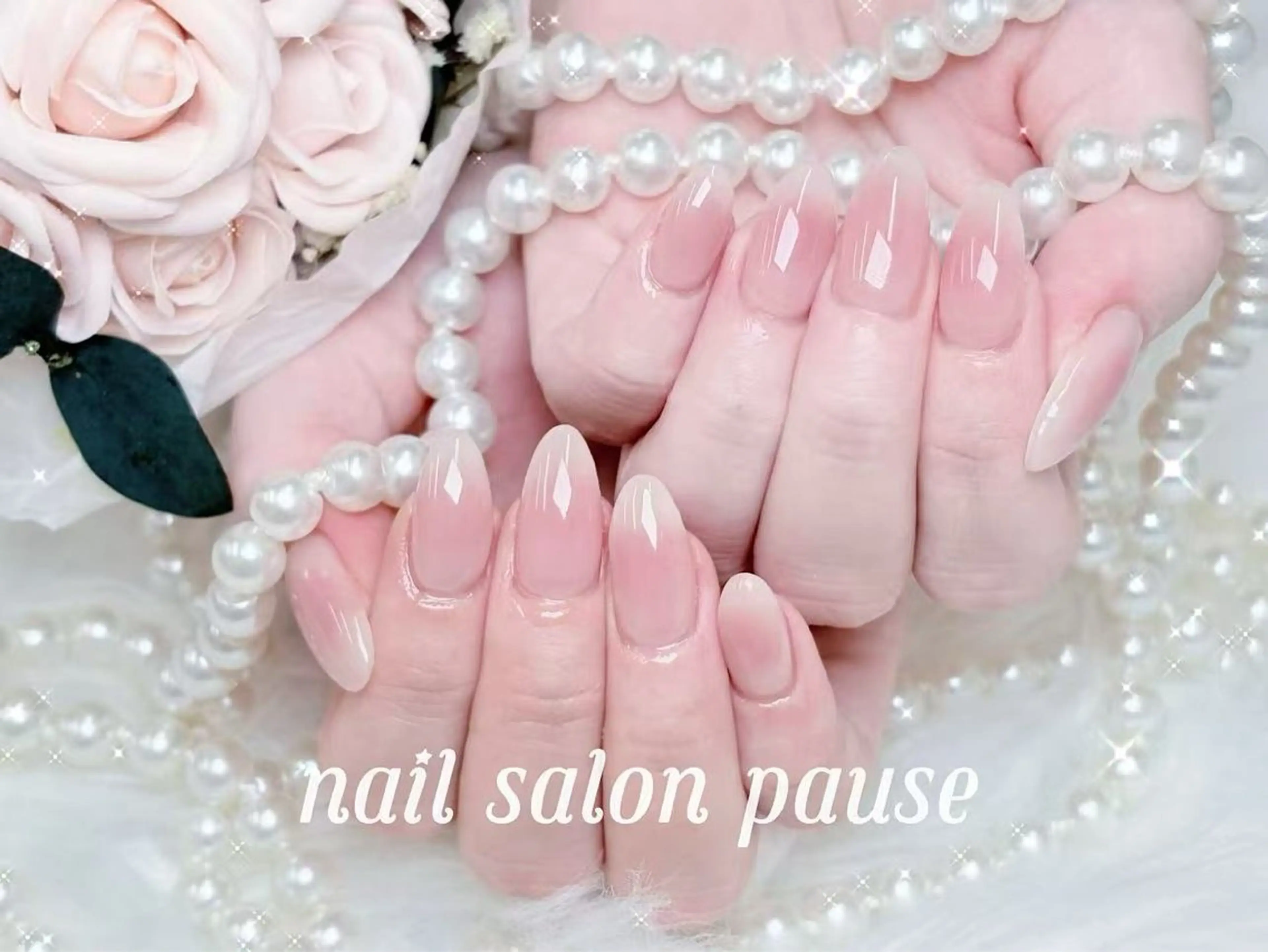 ハンド チークネイル+ベイビーブーマー オフなしの写真