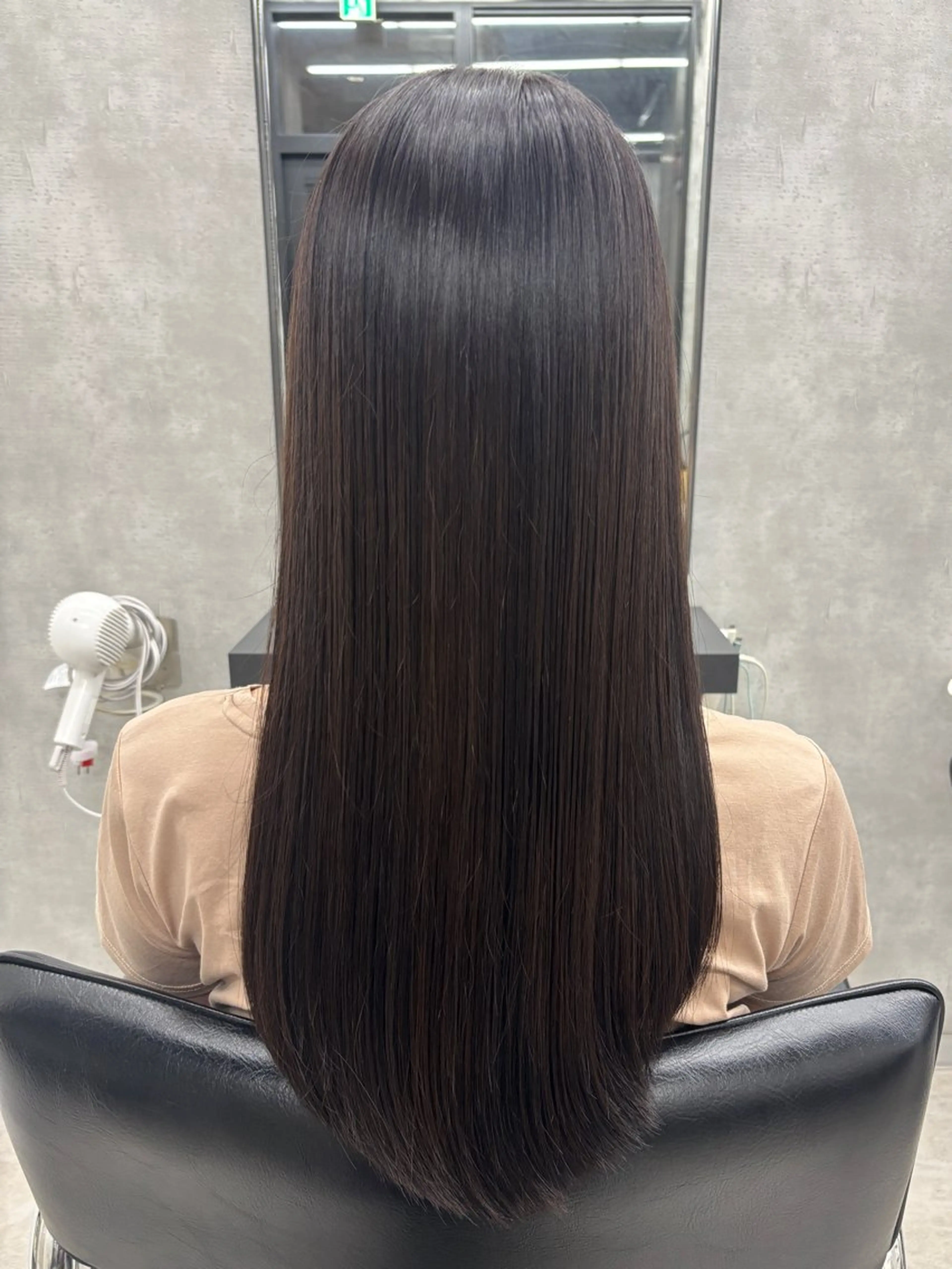 ロング 縮毛矯正 トリートメント 宮尾 星夢のヘアスタイル