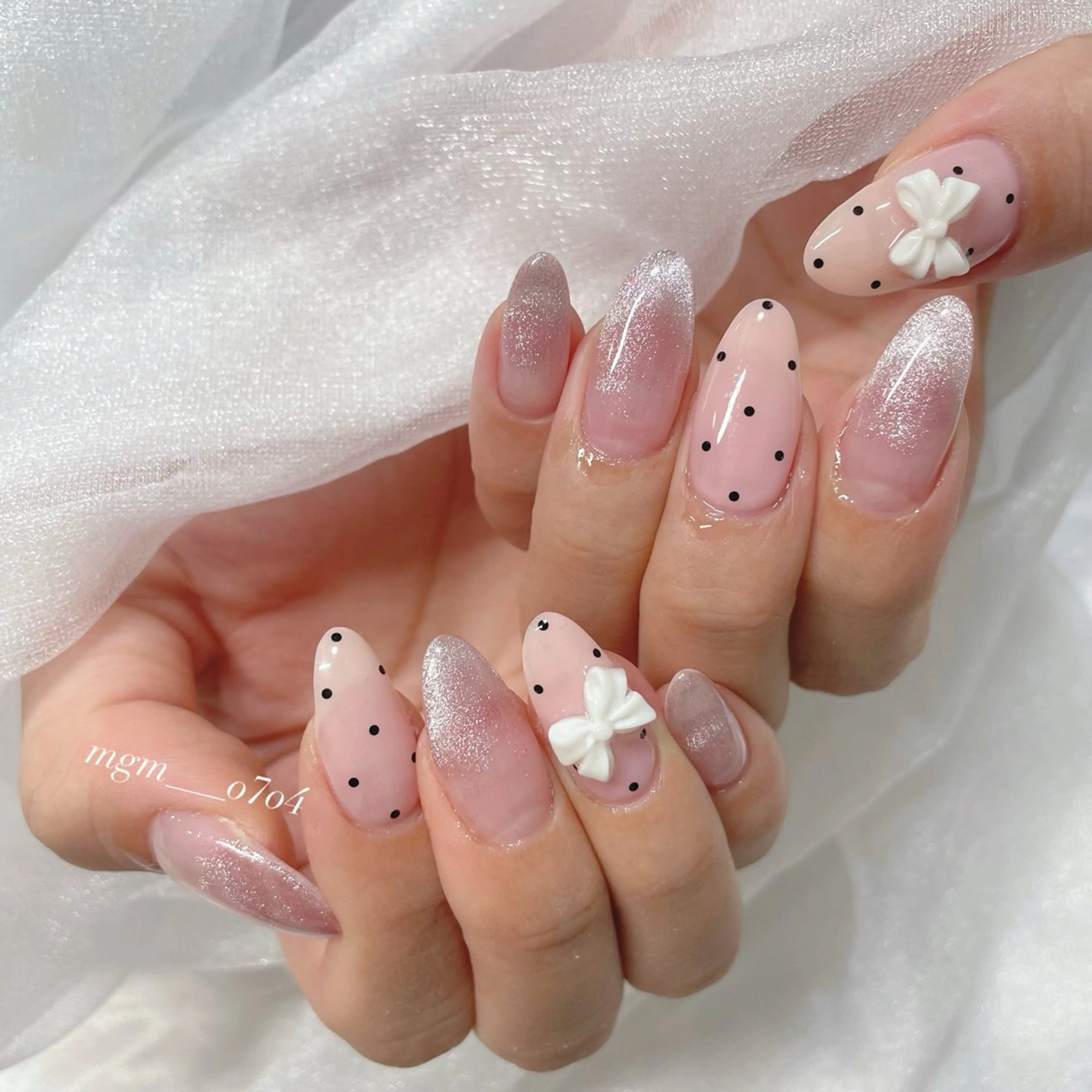 ネイル マグネットネイル ハンドネイル ハンドケア MoON...❤︎ MeGuのネイルデザイン