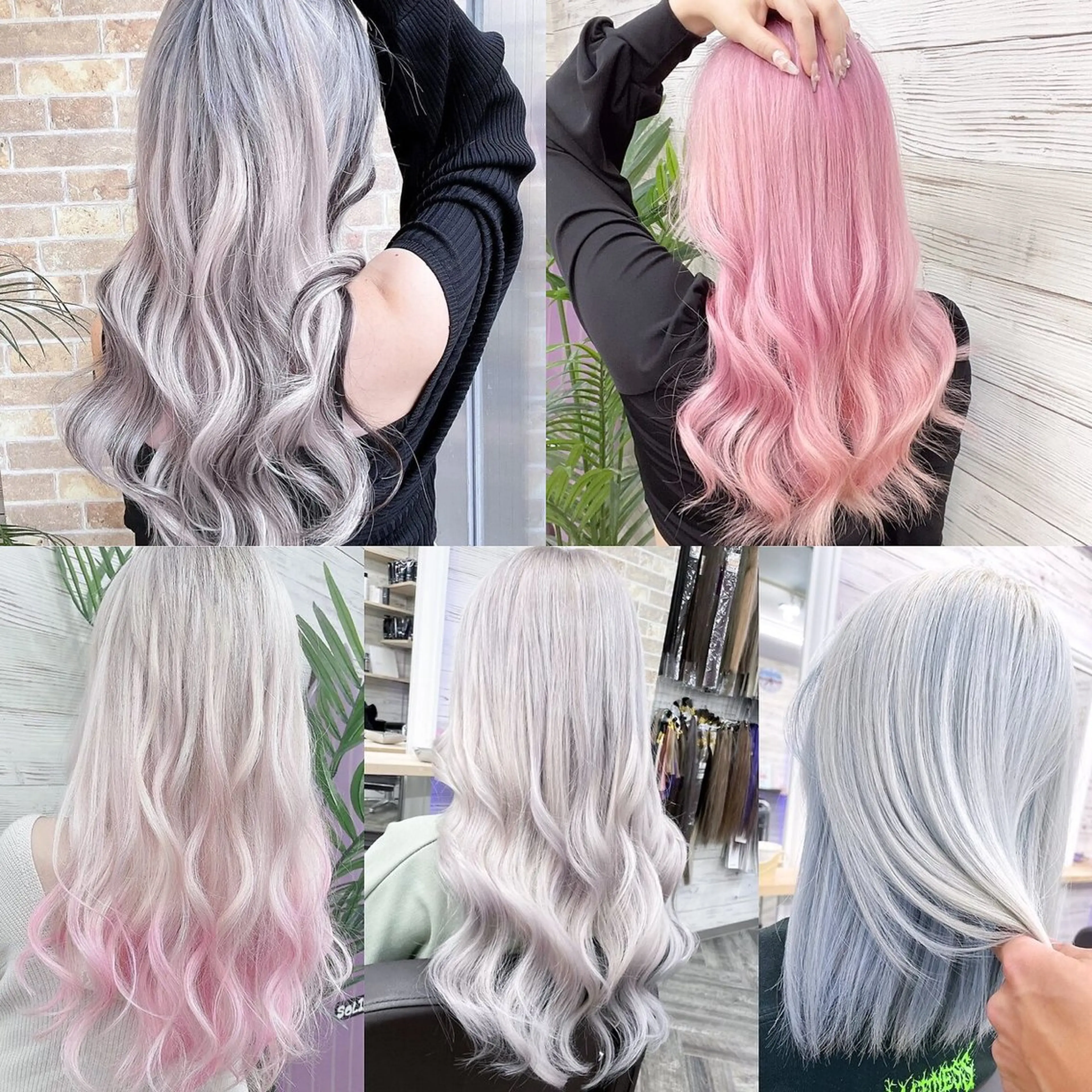 ロング カラー ハイトーンカラー エクステ ロング ヘアカラー エクステ 北沢 隆のヘアスタイル