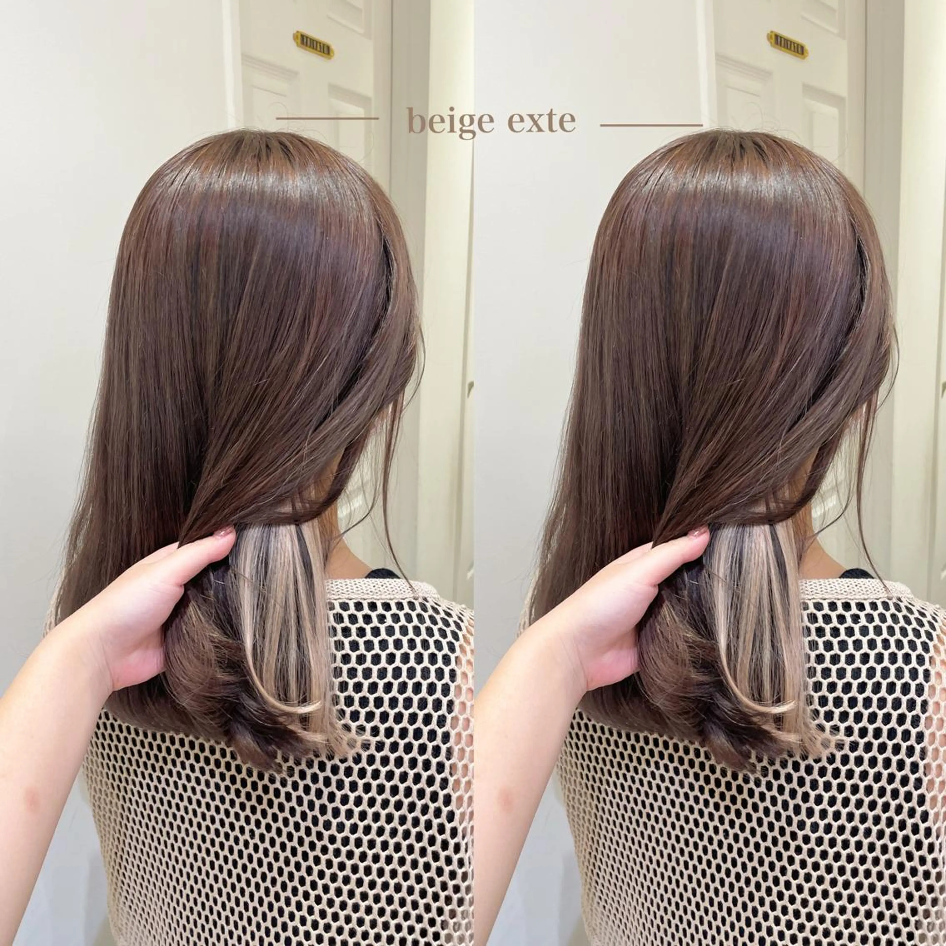 ミディアム カラー エクステ/ハイトーン 🐏☁️miminaのヘアスタイル