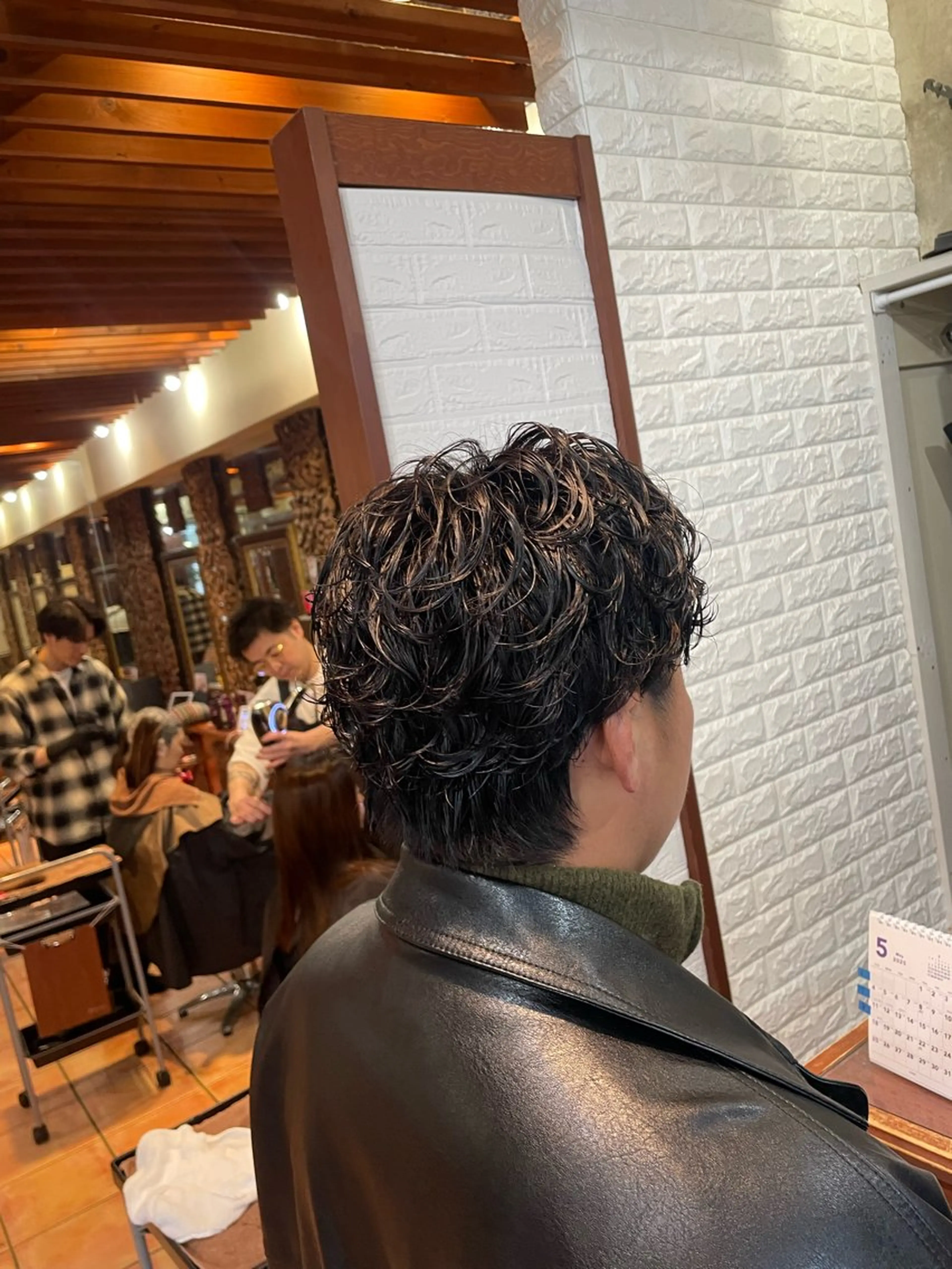 パーマ メンズ 白鳥 悠斗のヘアスタイル