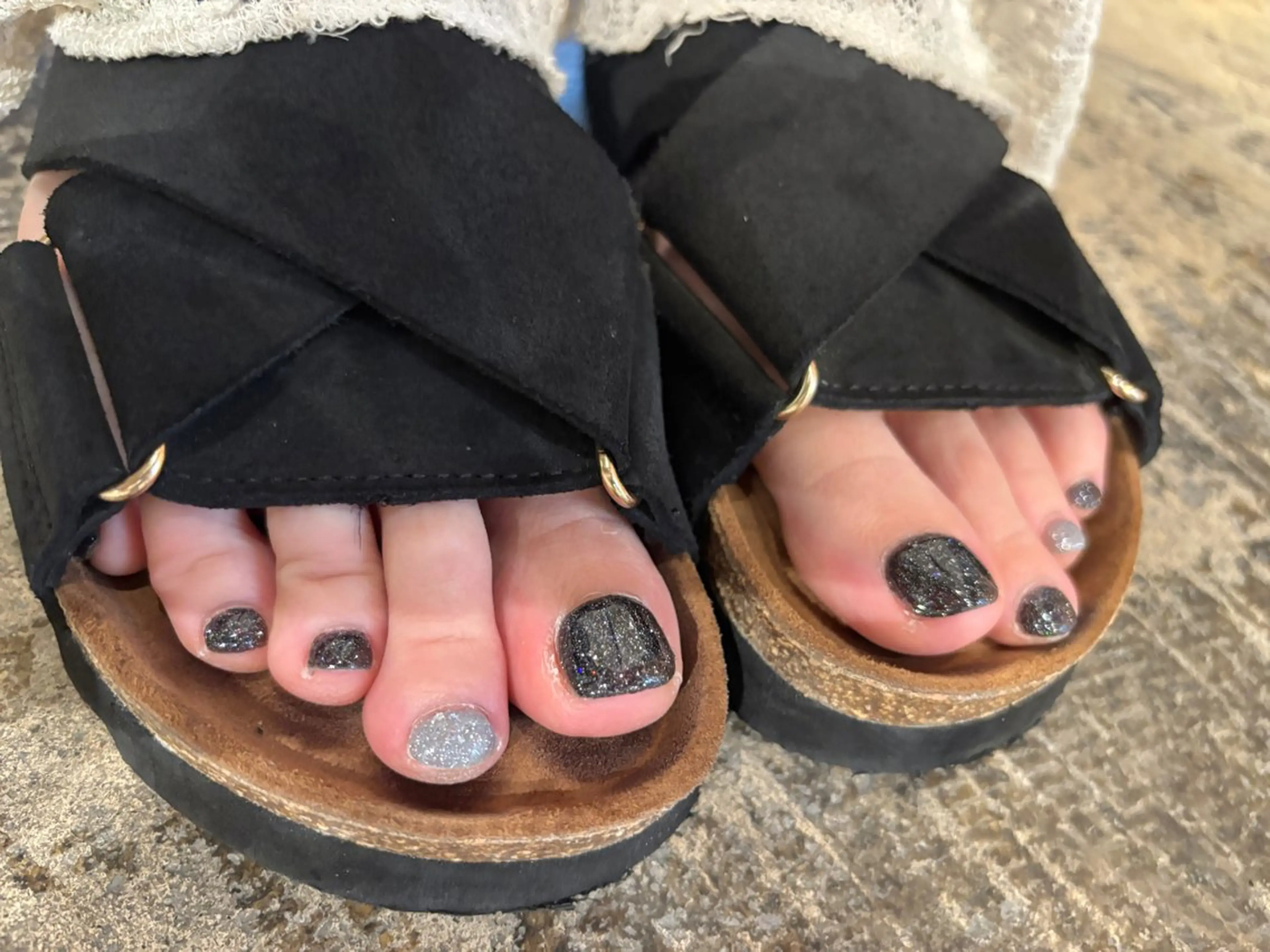 ネイル フラッシュネイル フットネイル フットネイル Seis Hinakoのネイルデザイン