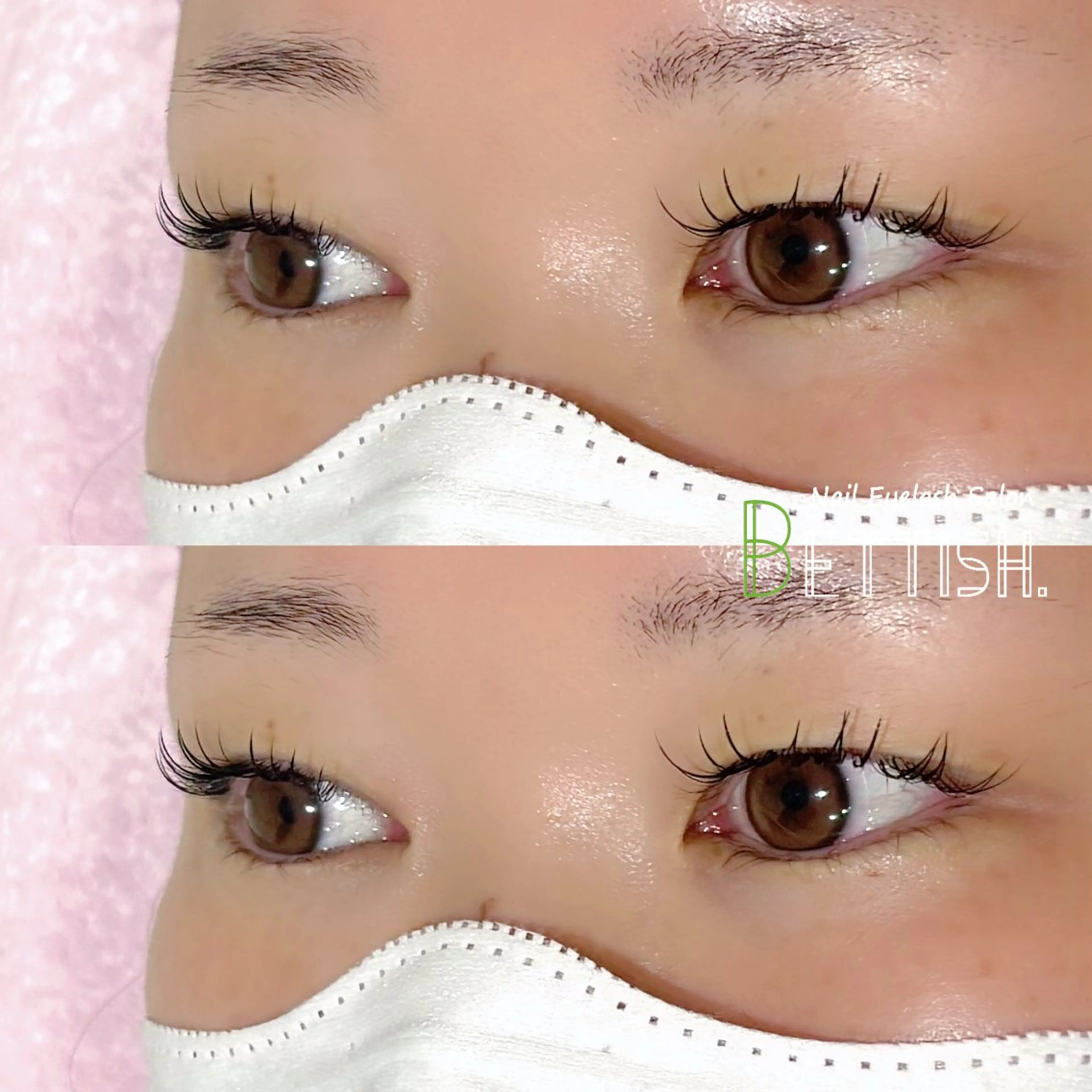 マツエク・マツパ フラットラッシュ BETTISH🩵 SERIのマツエク・マツパデザイン