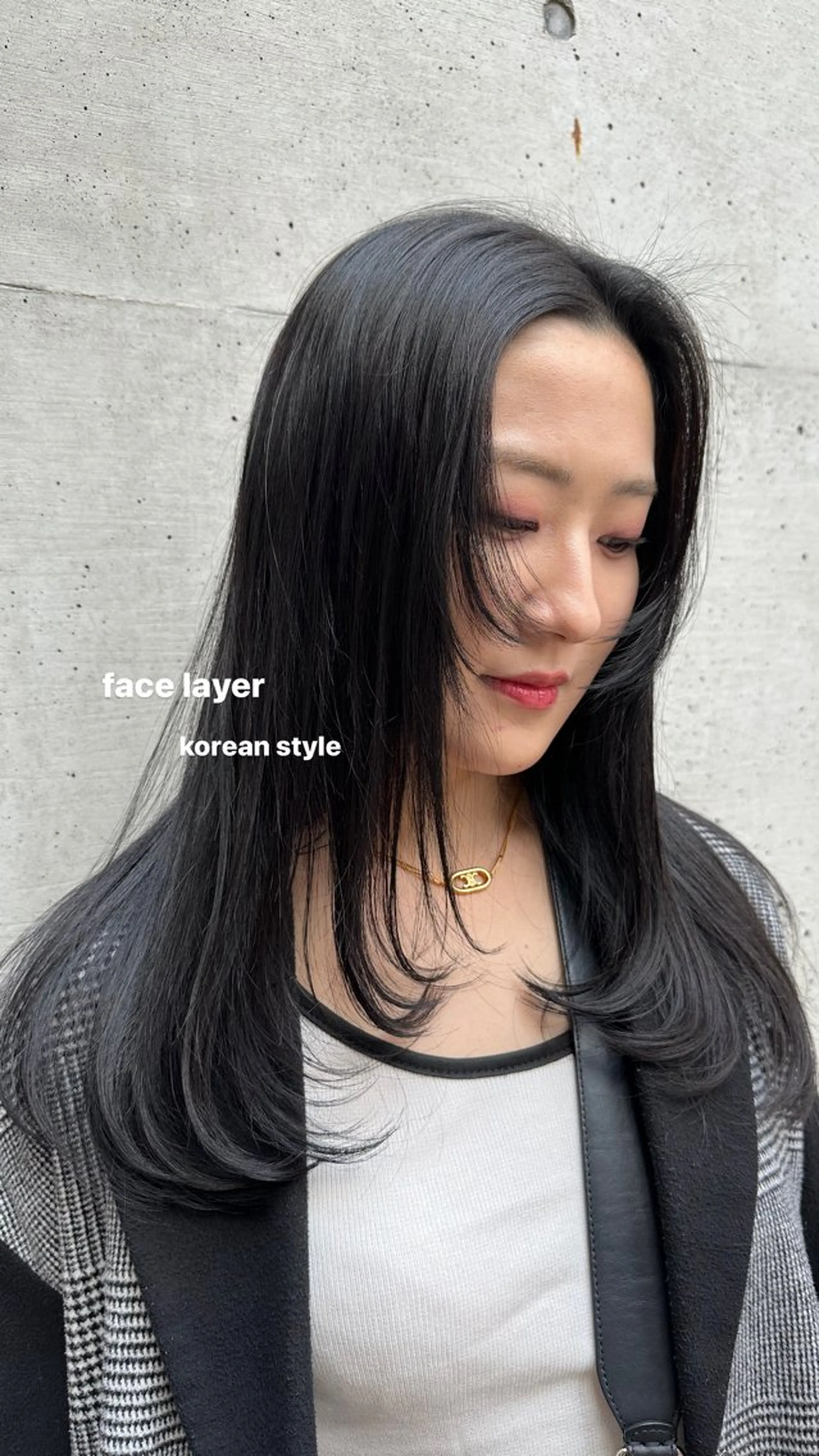 ロング カラー 韓国レイヤーカット/ 艶カラー/ noaのヘアスタイル