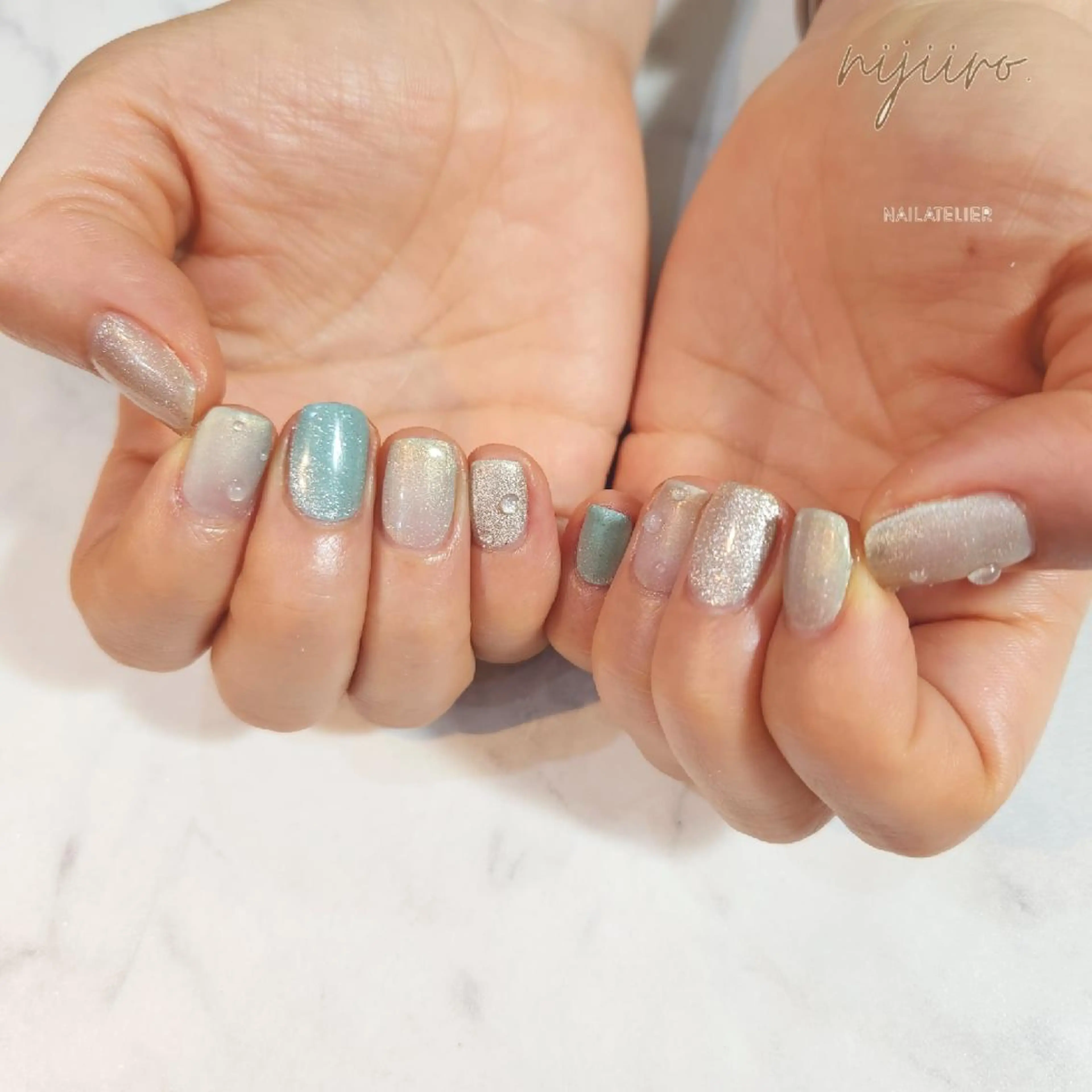 ネイル ハンドネイル nailatelier nijiiro.所属・nijiiro🌈 サトウのネイルデザイン