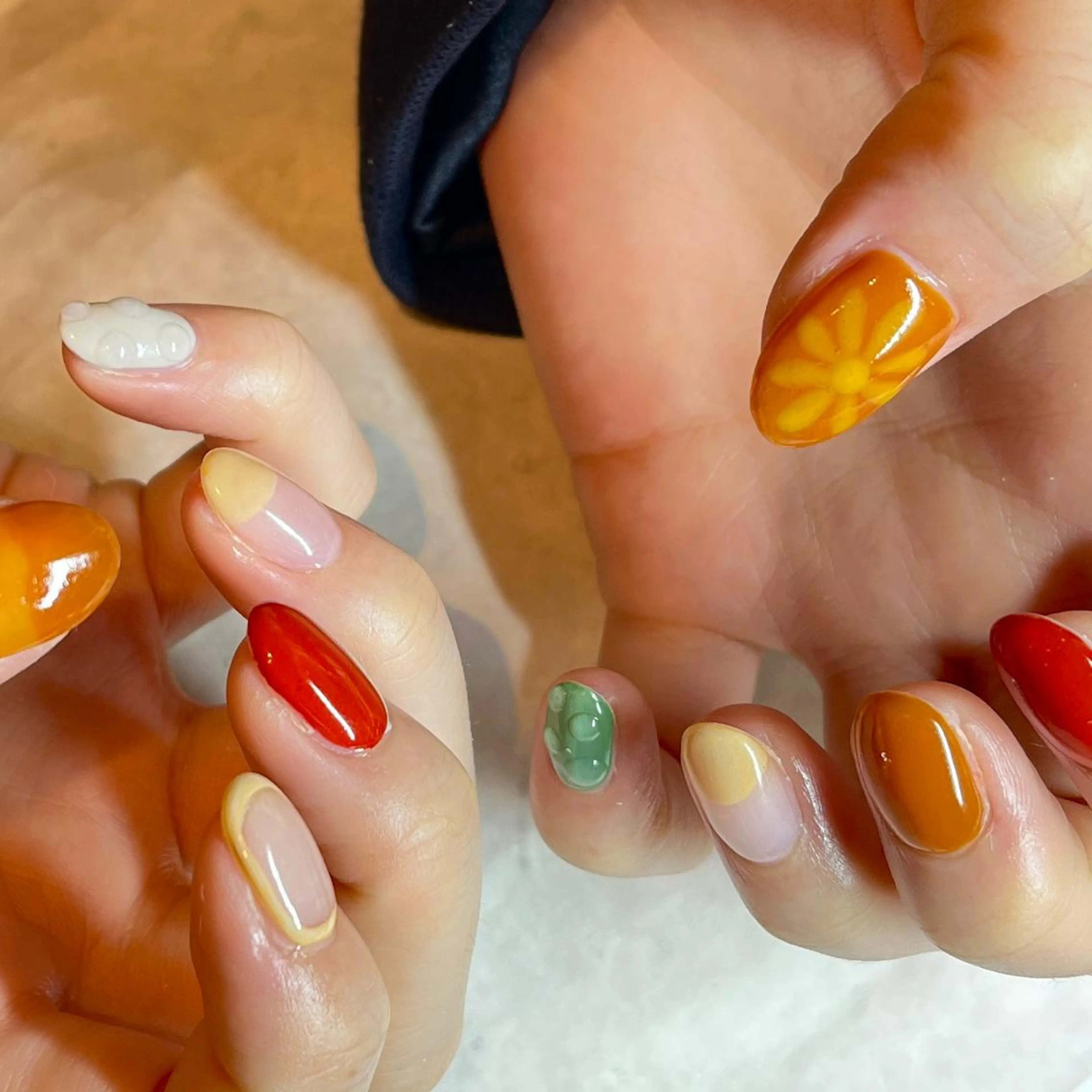 ネイル フリーランス¨̮⃝ ネイリストOKADAのネイルデザイン