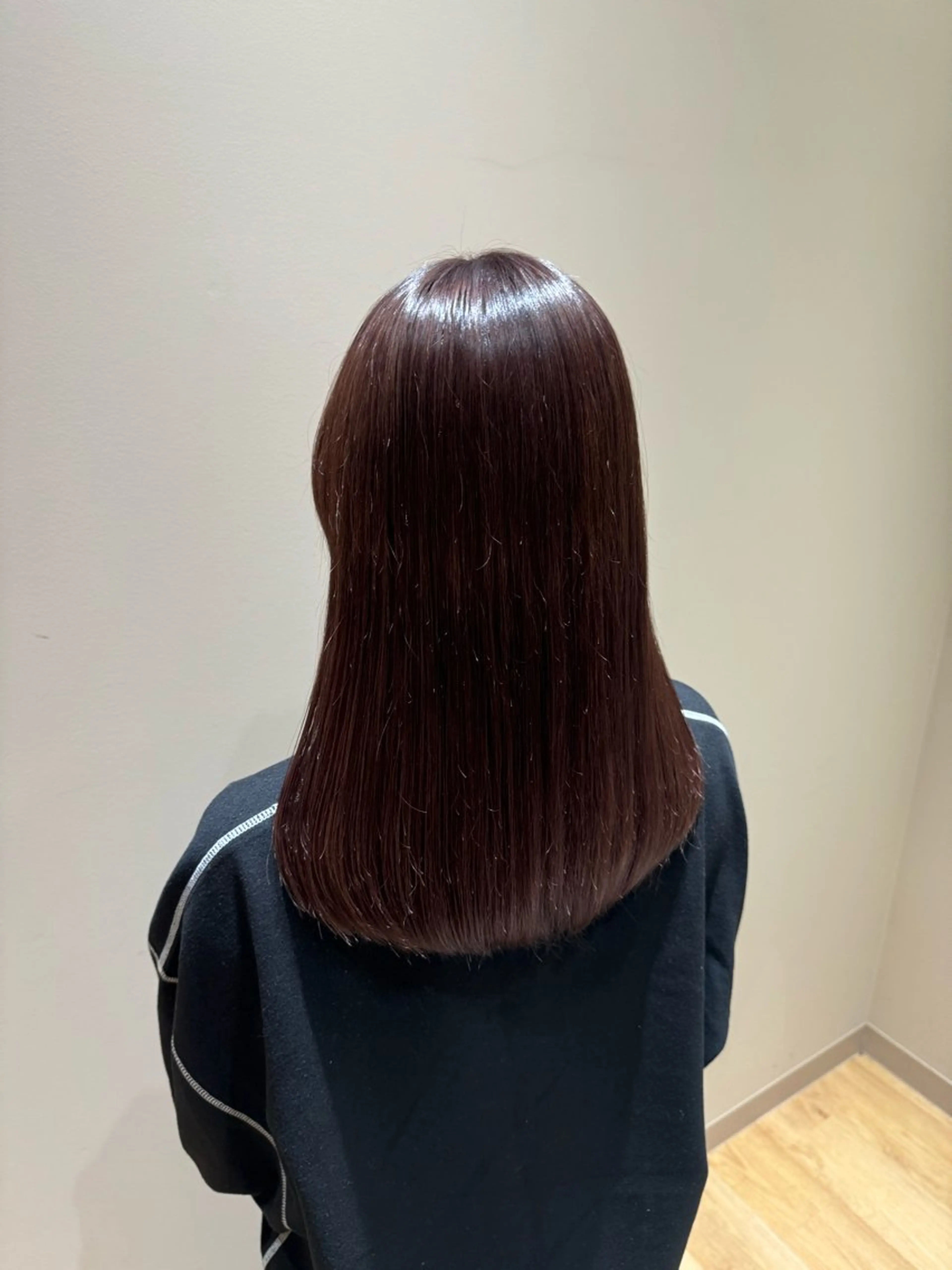 カラー ブラウンカラー ピンクカラー 黒島優香🦋 /縮毛矯正/髪質改善のヘアスタイル