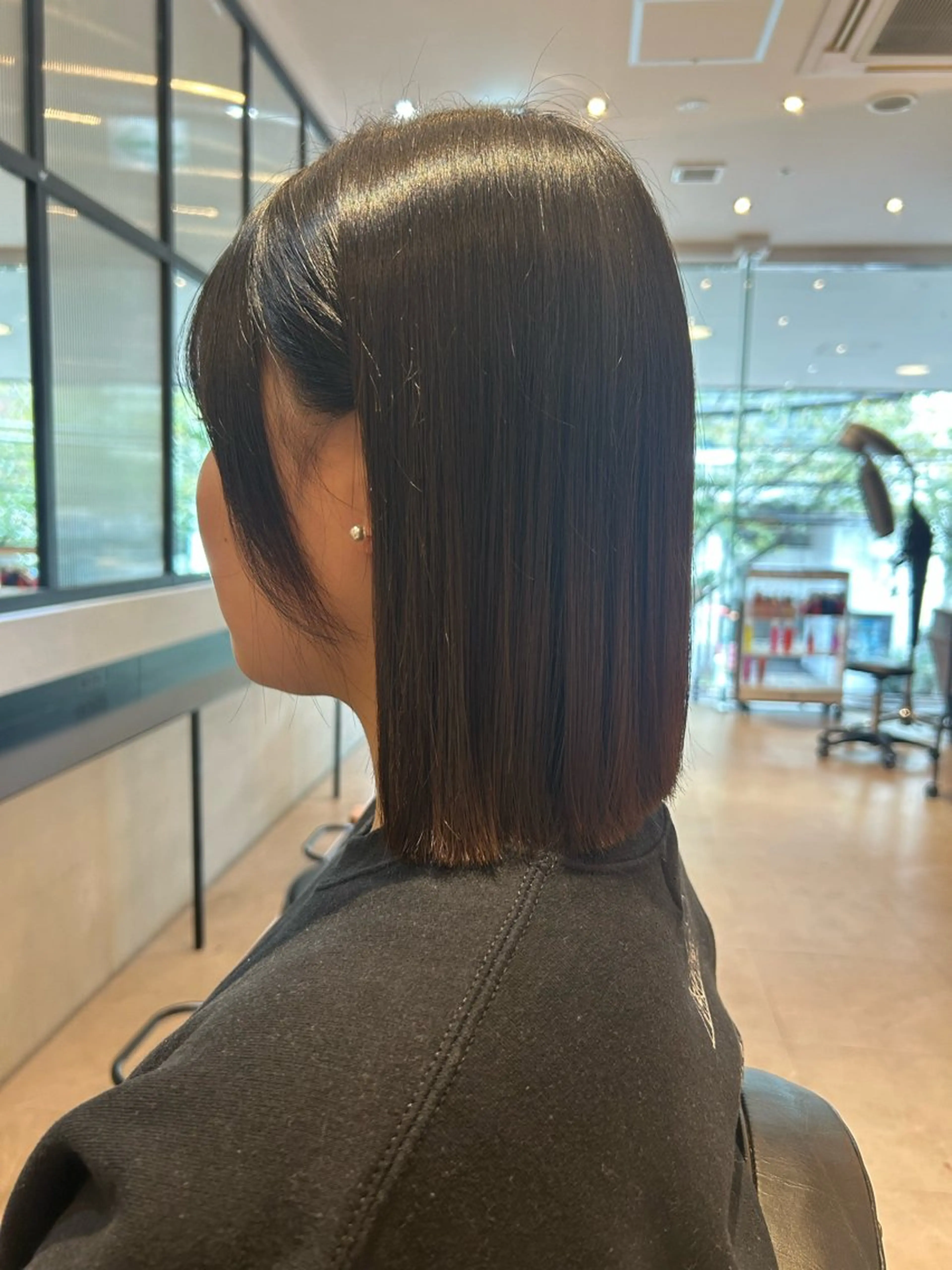 ミディアム 縮毛矯正/カット/ 韓国ヘア/蛯原🍤のヘアスタイル