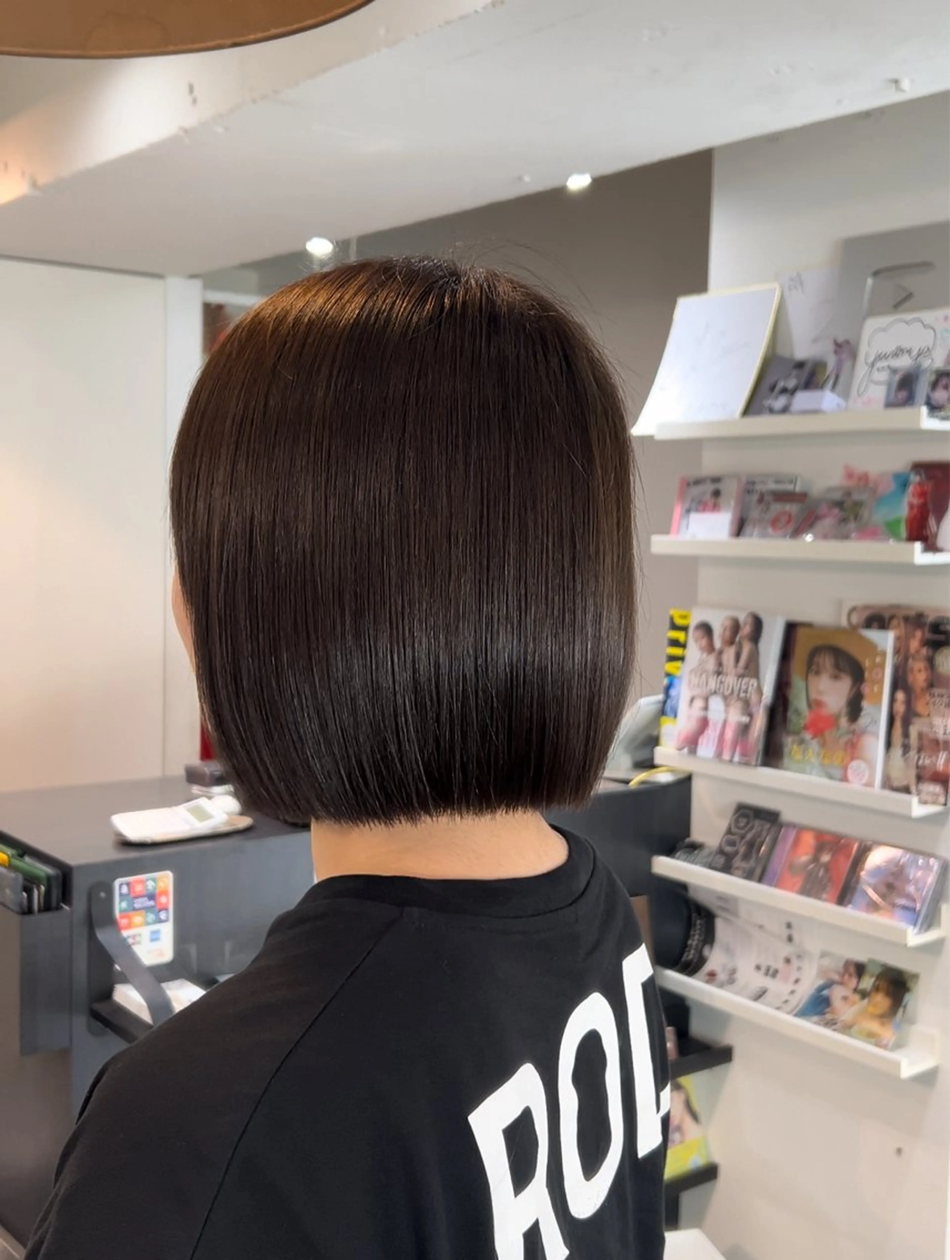 カラー ボブ 二宮 陽太のヘアスタイル