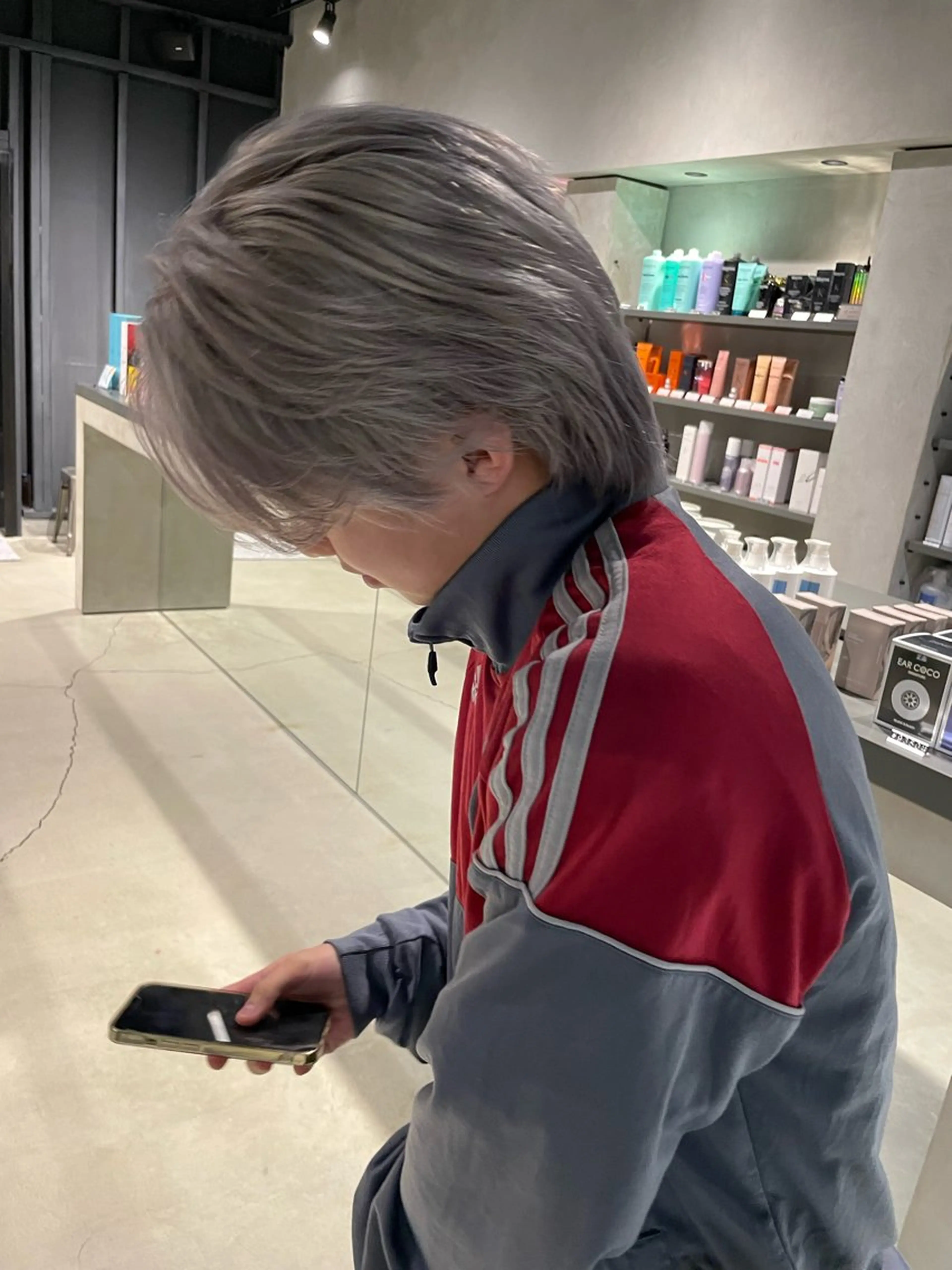 メンズ センターパート 春山 翔和のヘアスタイル