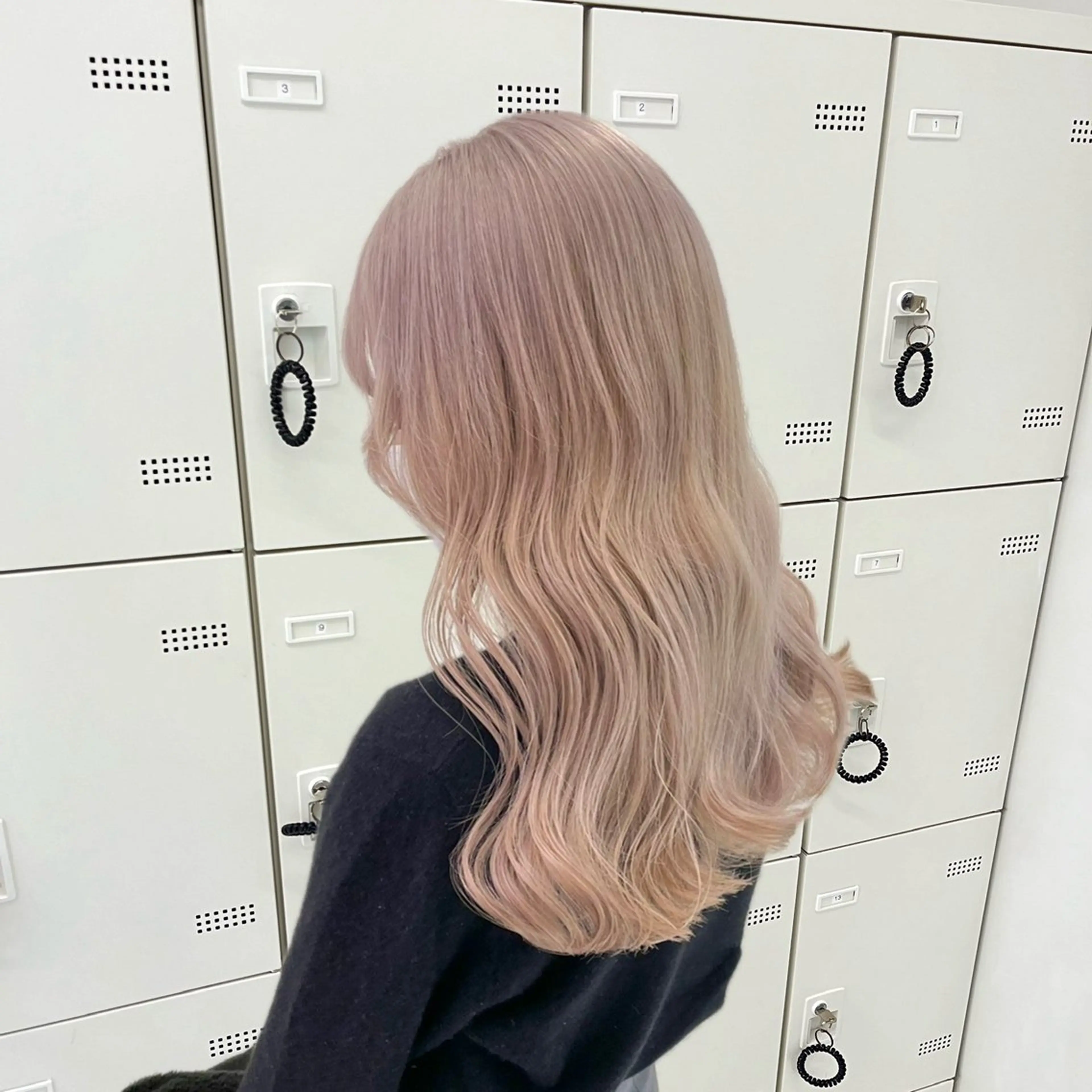 ロング カラー パーマ ヘアアレンジ メンズ ヘアカラー ♡ 𝐑𝐈𝐎♡のヘアスタイル