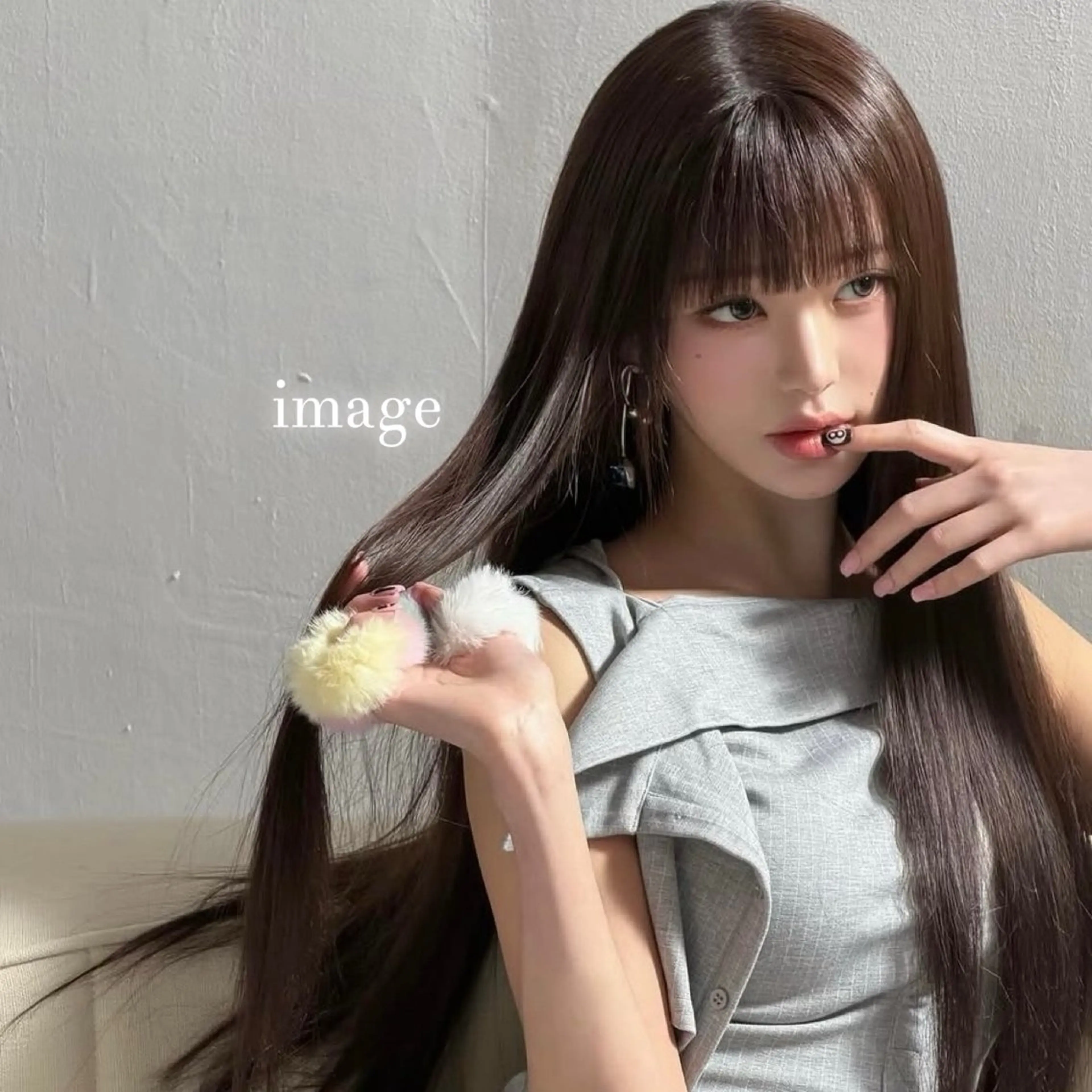 🎀ヨジャドル風♡透明感カラー✨+ 3stepアメアジアトリートメント+シャンプーブローの写真