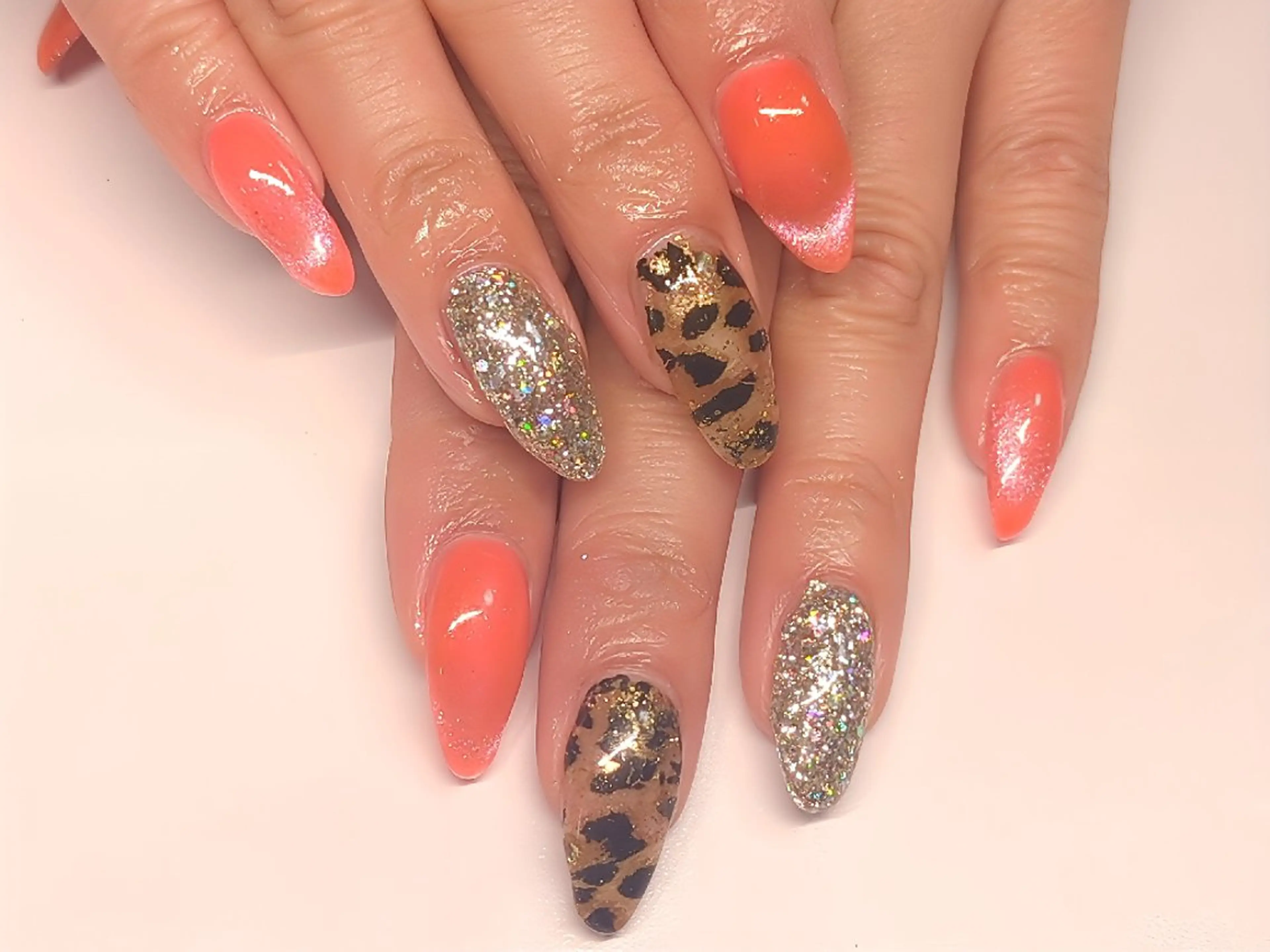 転写ネイル(オフ＋500円)の写真