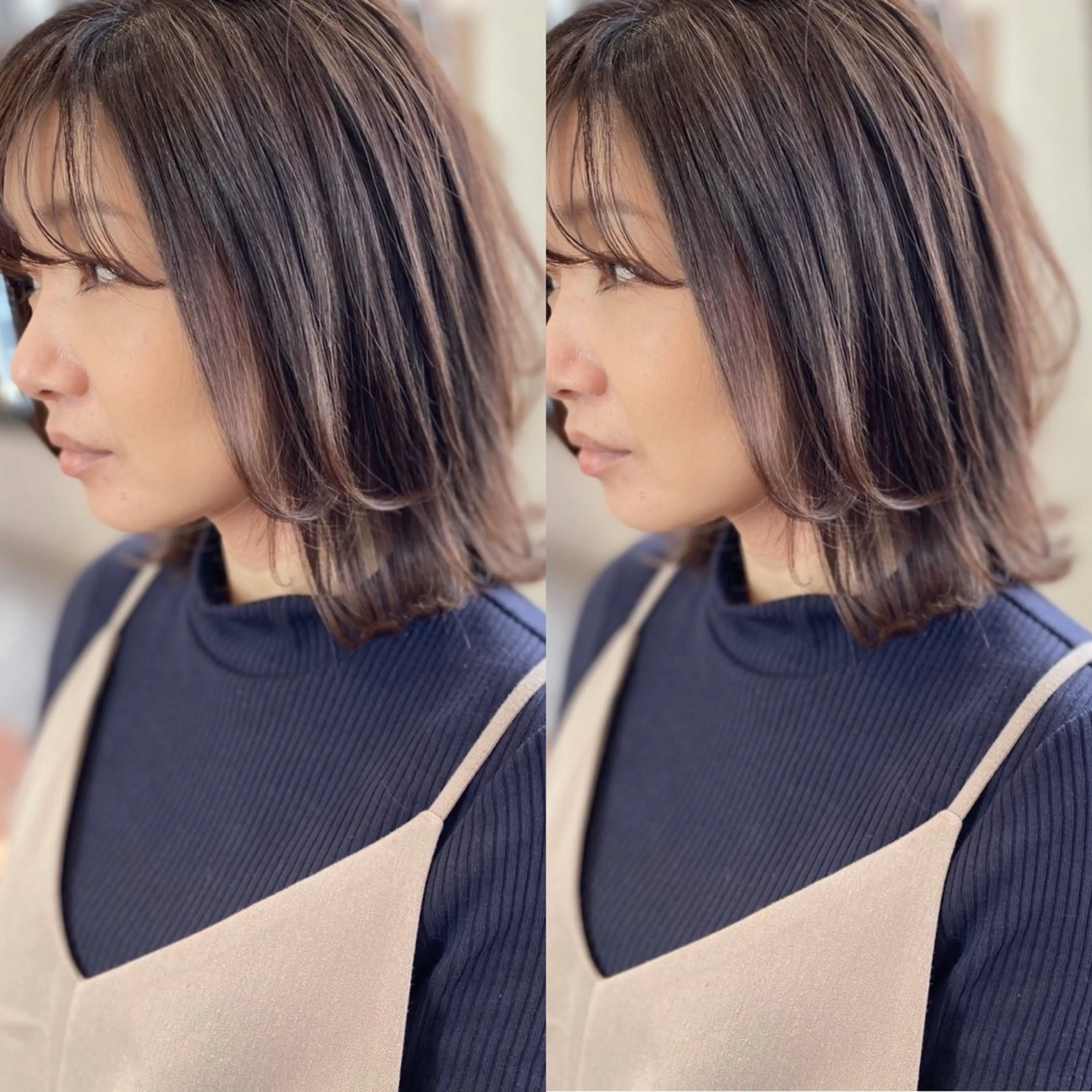 ミディアム カラー カット ヘアカラー トリートメント 木村丈晴✂️ご来店 お待ちしてます😊のヘアスタイル