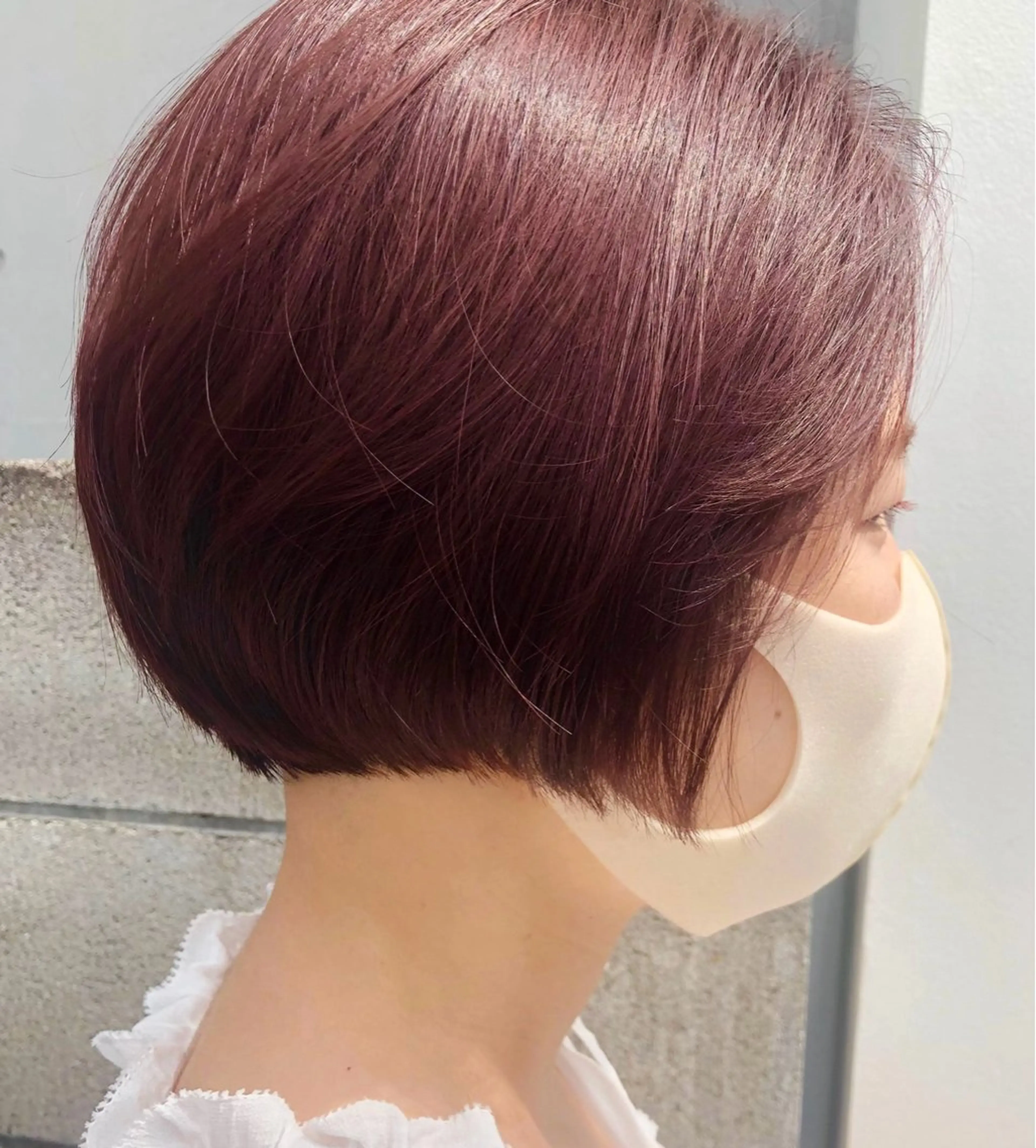 ショート カラー カット ヘアカラー トリートメント ボブ／レイヤー／艶 🦕risa  森下のヘアスタイル