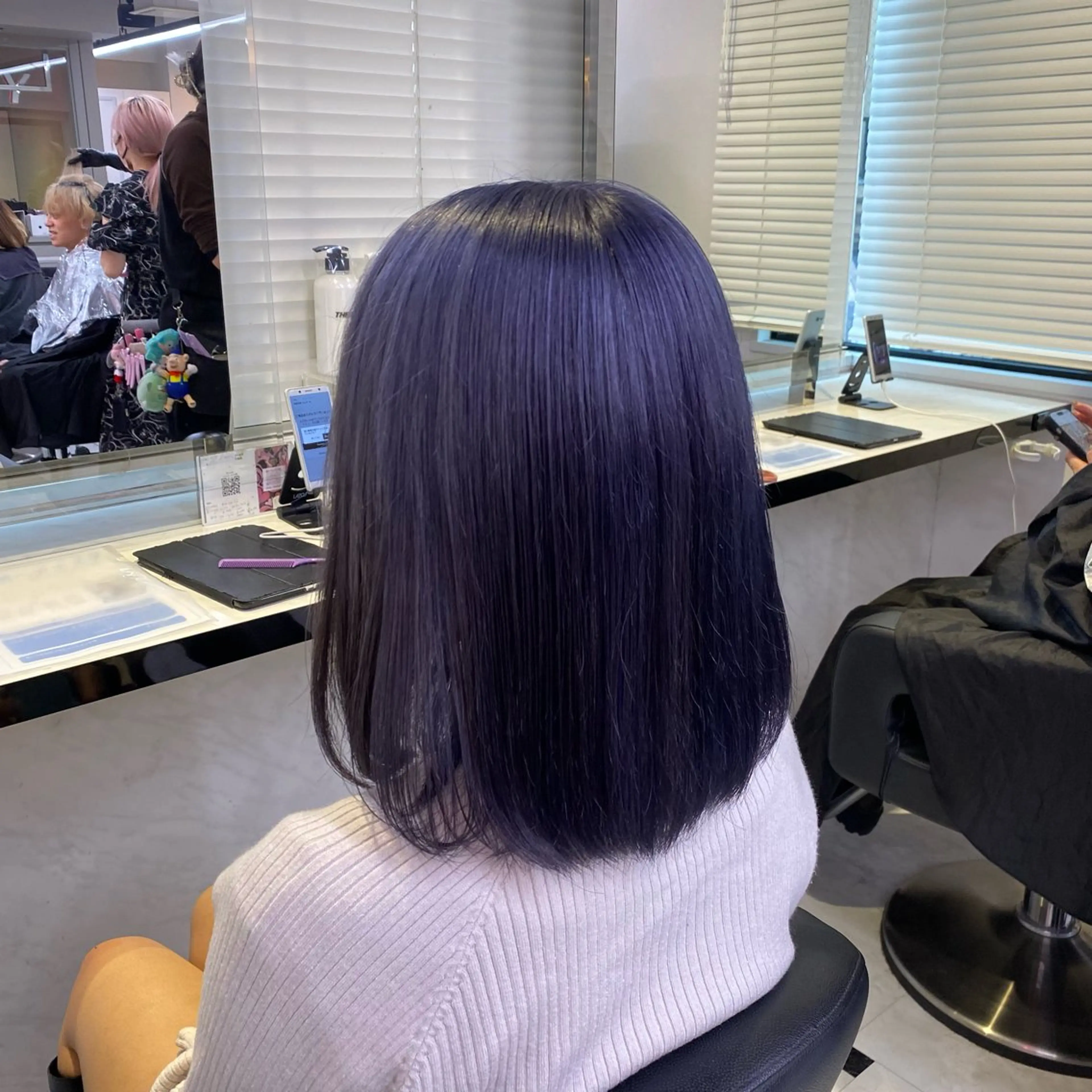 カラー ヘアカラー 透明感ベージュカラー 🪞上野🪞AIのヘアスタイル