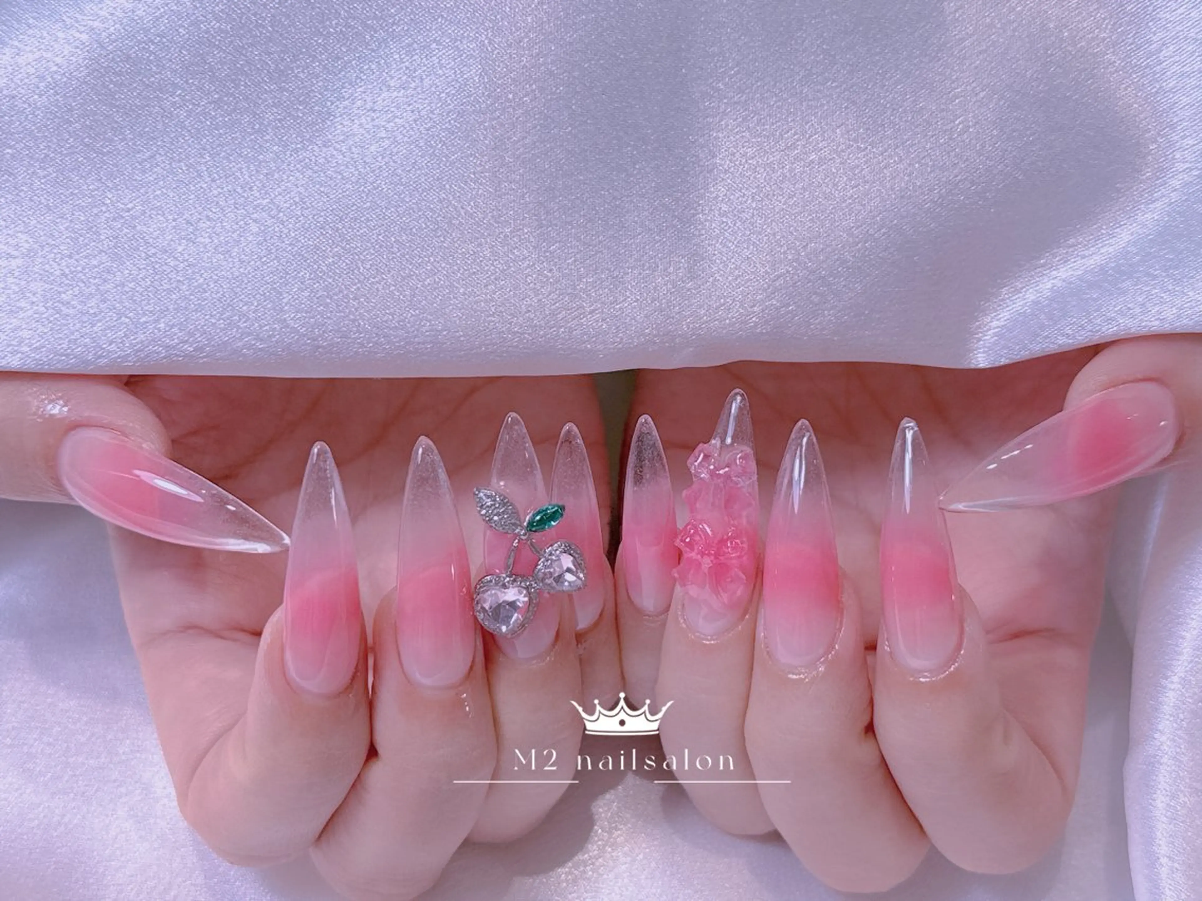 ネイル ハンドネイル 長さだし専門店 M2　rikaのネイルデザイン