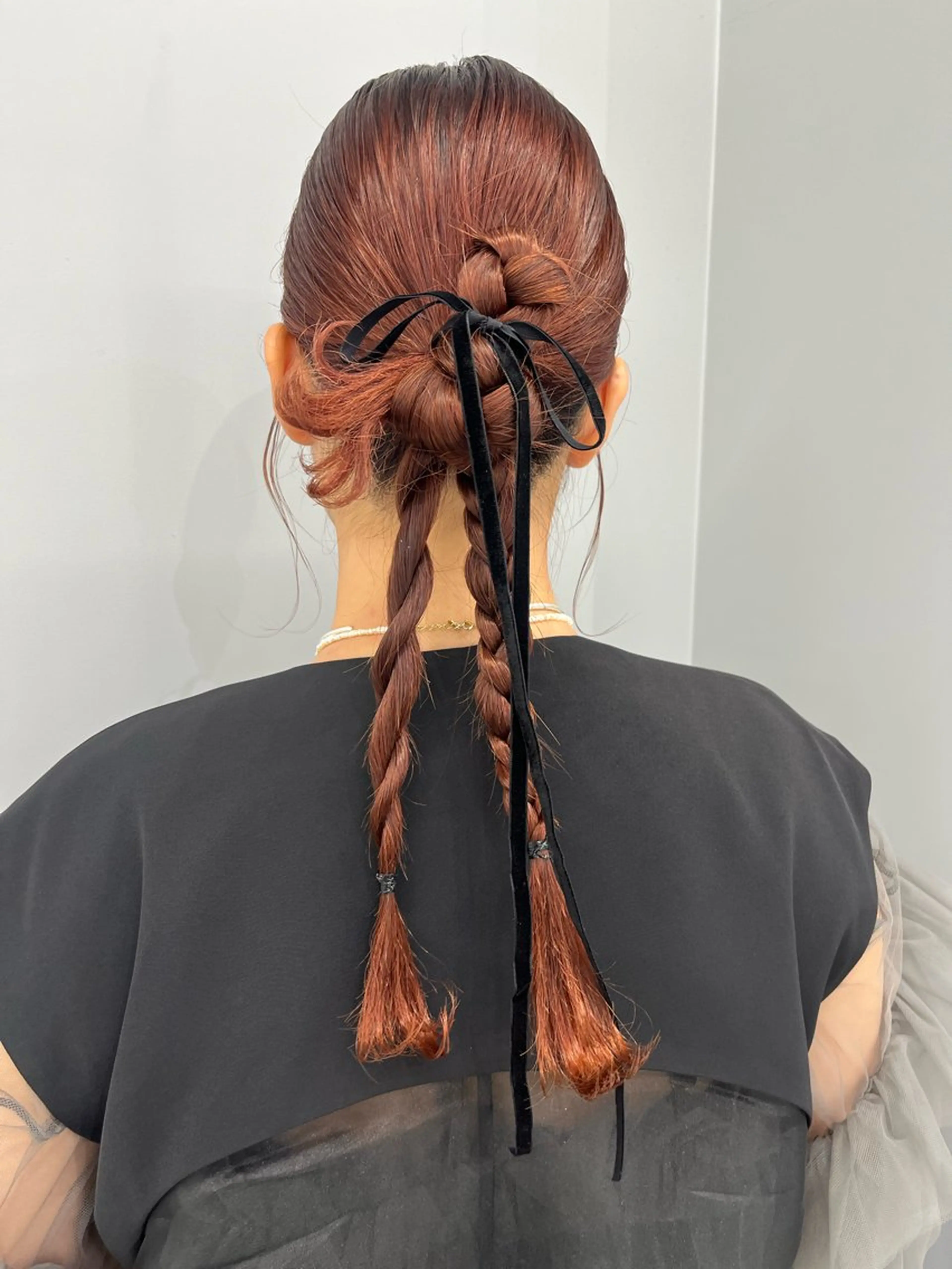 ヘアアレンジ ヘアセット 🍋暖色カラーヘアア レンジniina🍋のヘアスタイル