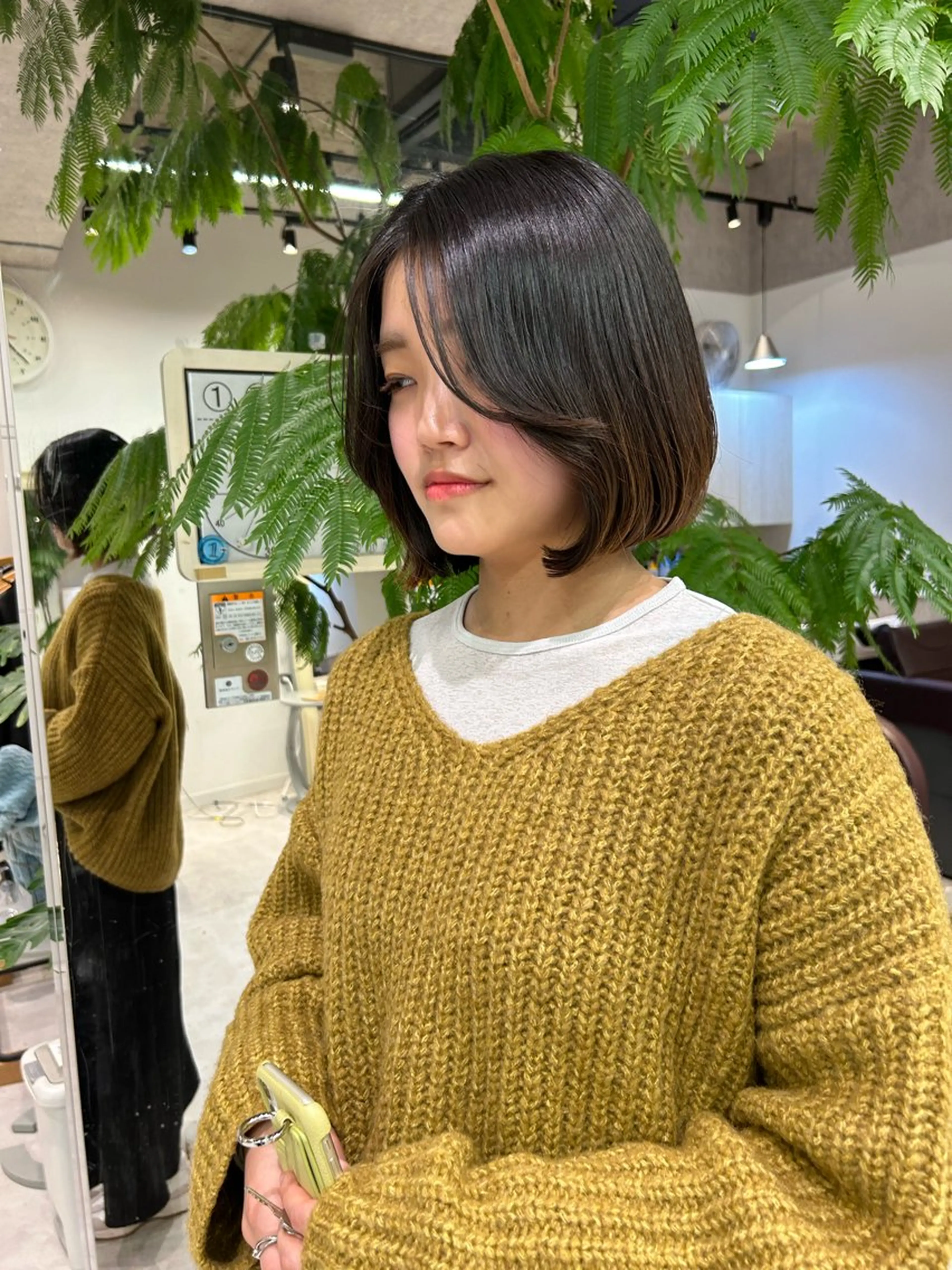 ミディアム カラー タンバルモリ 韓国風ヘア 町田縮毛矯正/ 髪質改善/美髪特化のヘアスタイル