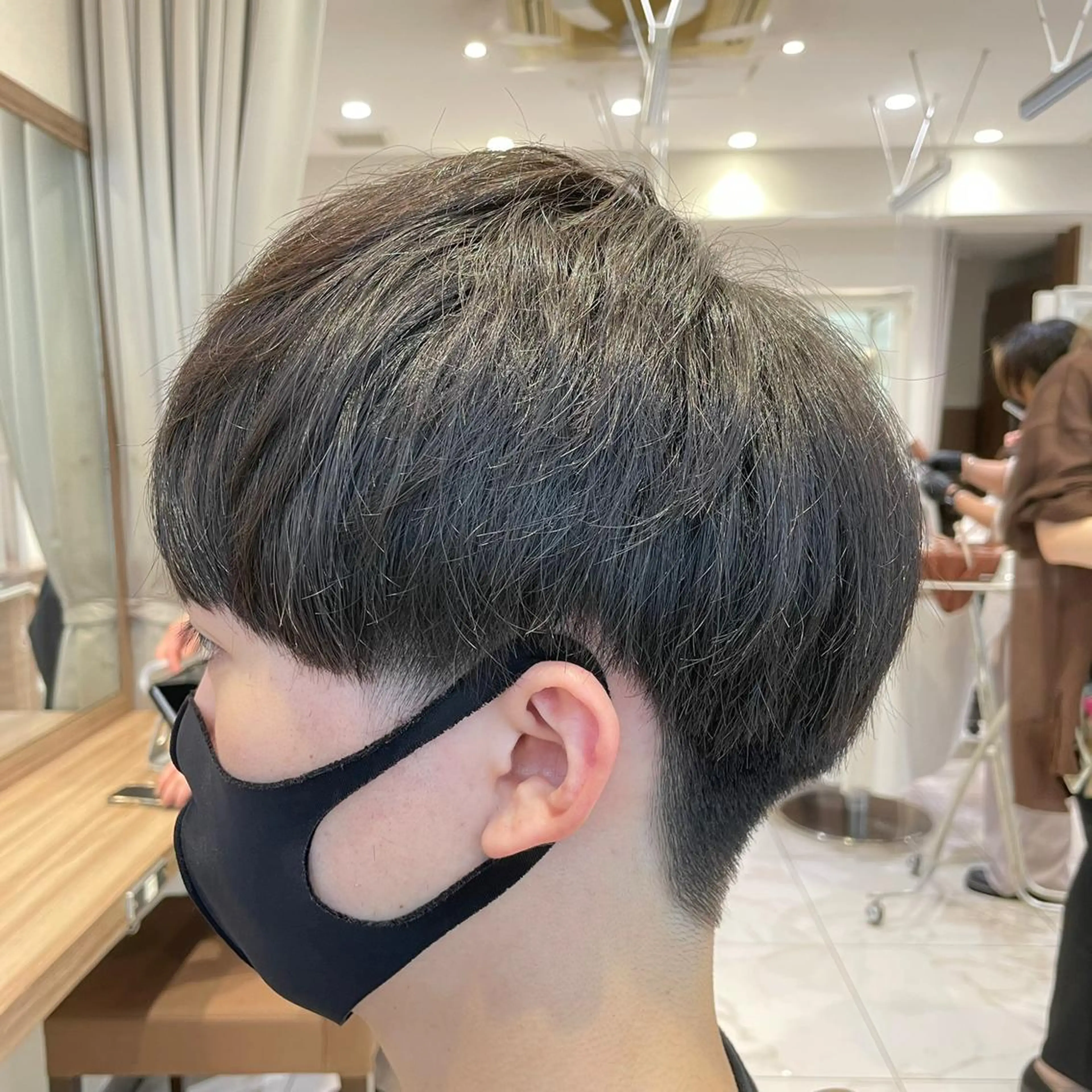 ショート メンズ カット 【メンズ縮毛矯正】 田中秀斗のヘアスタイル