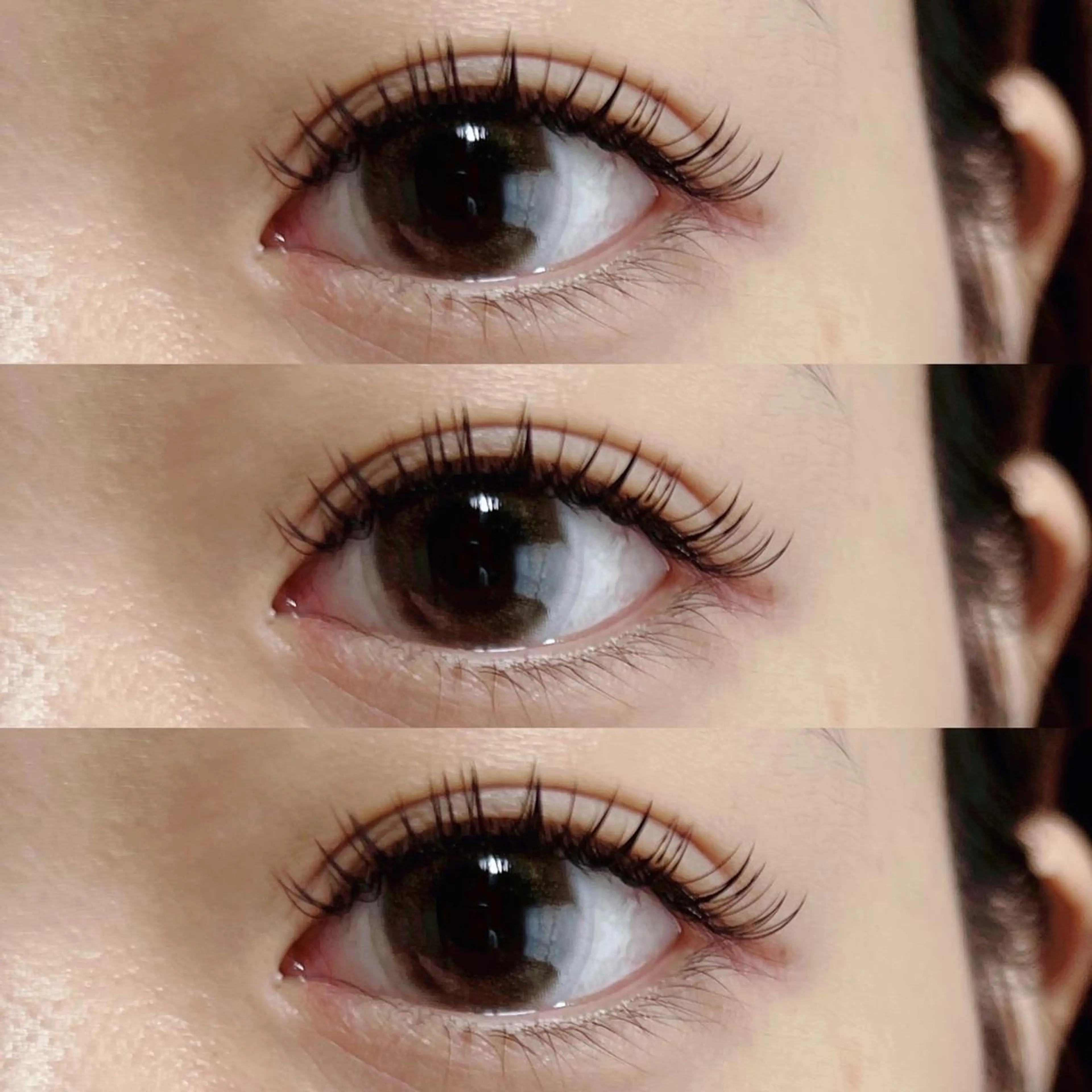ミニモ限定価格🧡モチがいいフラットラッシュ120本👁オフ、コーティング込みの写真