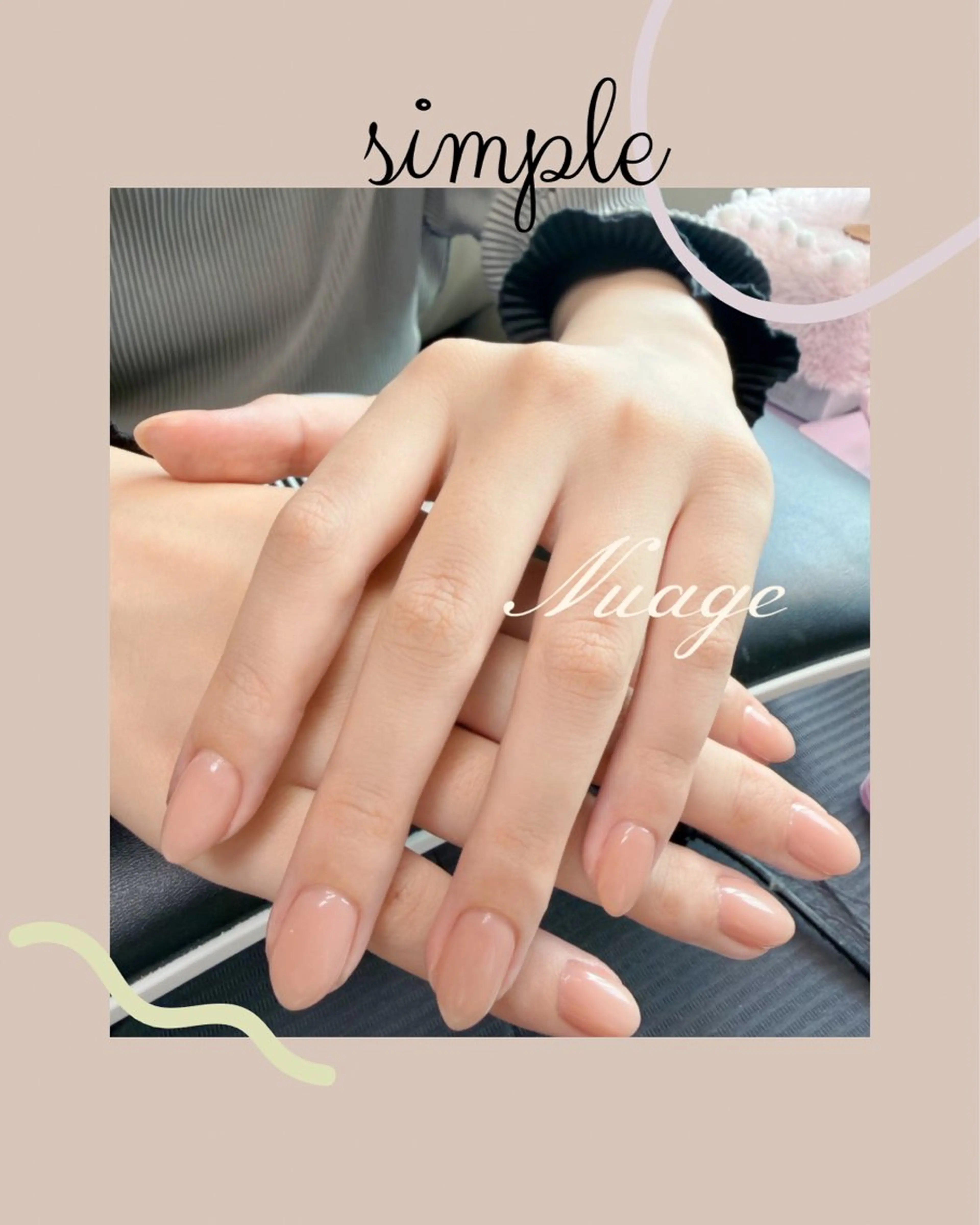 ネイル ハンドネイル Nuage ミレイのネイルデザイン