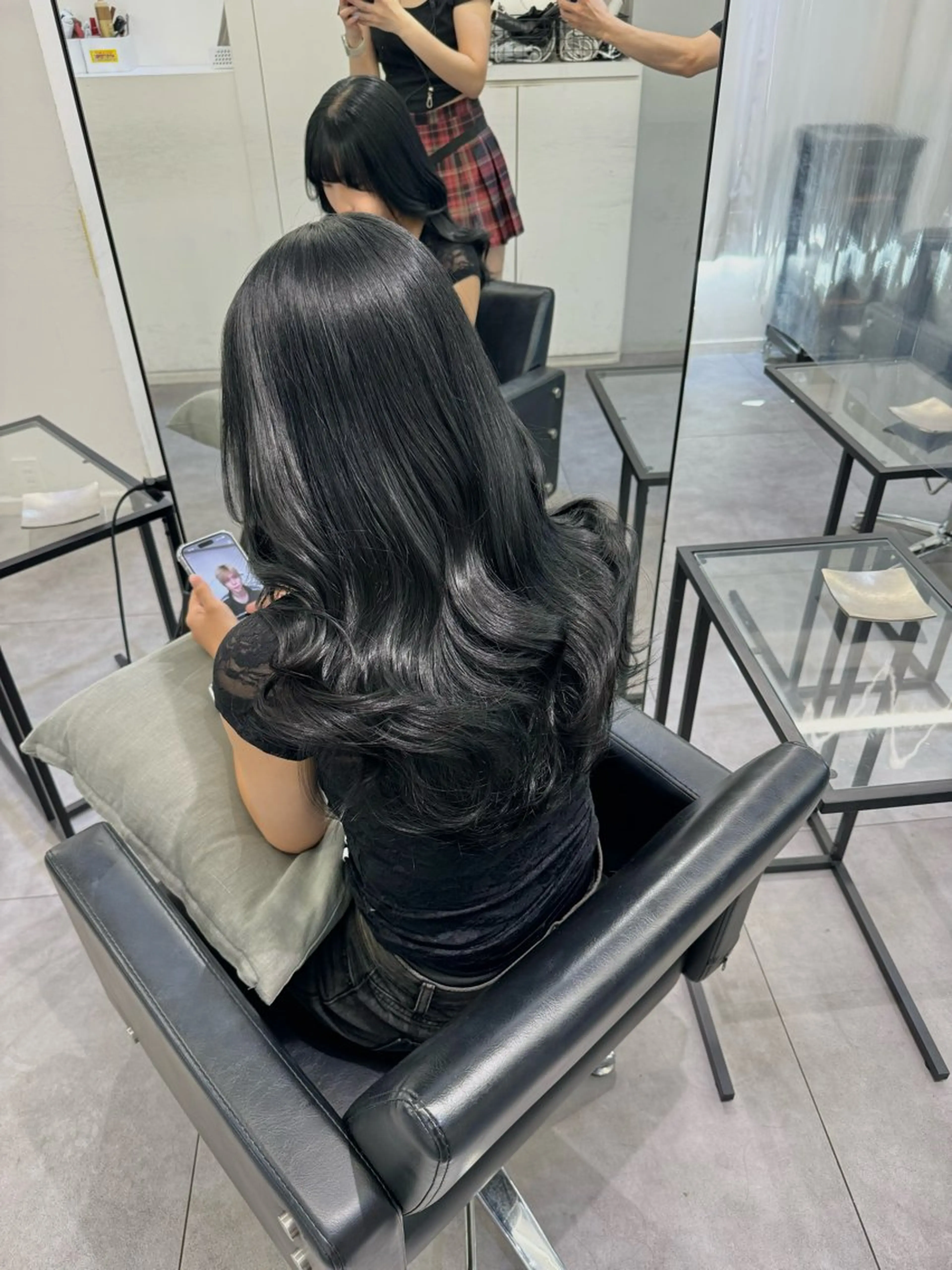 ロング レイヤーカット💎 髪質改善のヘアスタイル