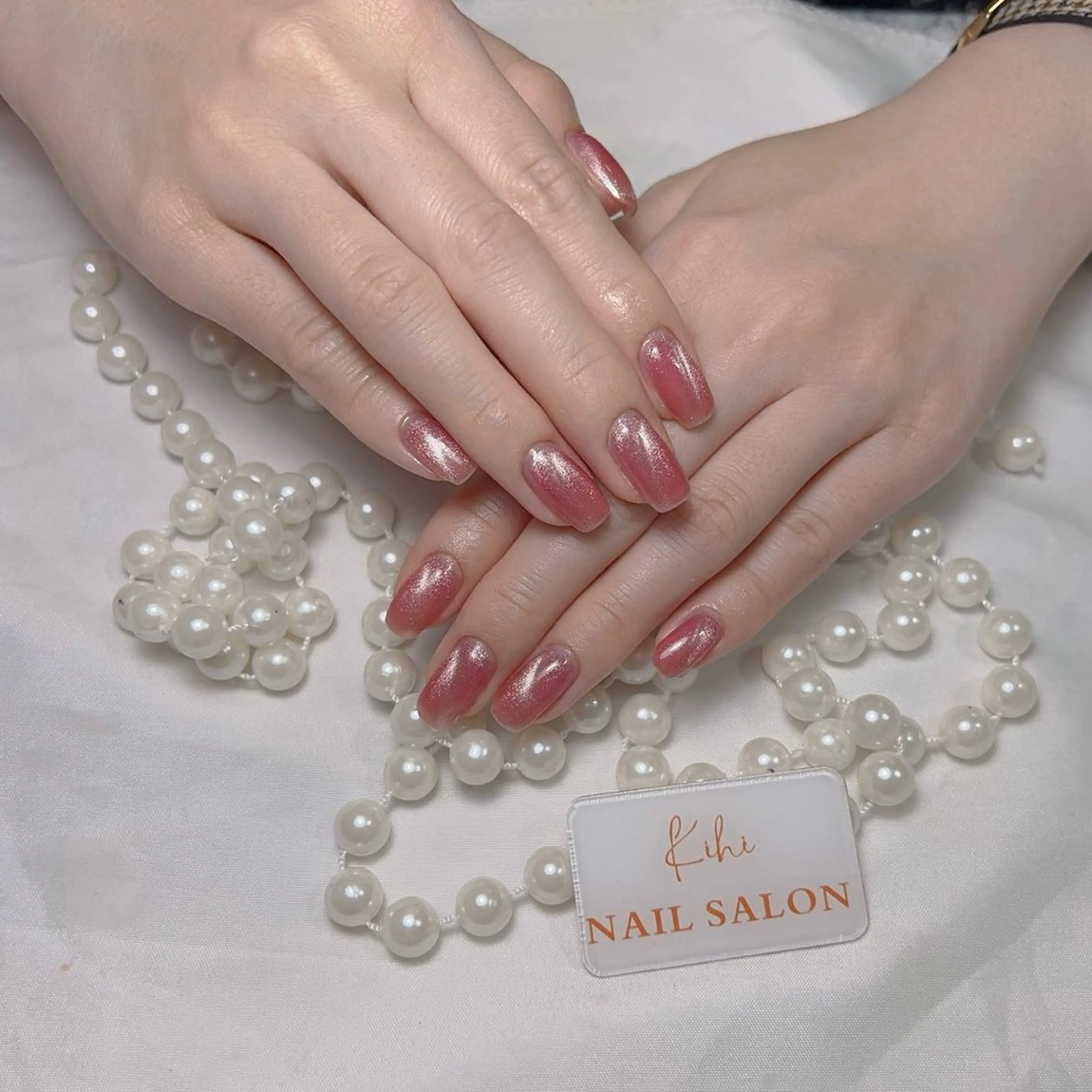 ネイル アートネイル フレンチネイル ジェルネイル グラデーション 韓国ネイル ハンドネイル ハンドケア さくら💮💮 【オフ無料】のネイルデザイン