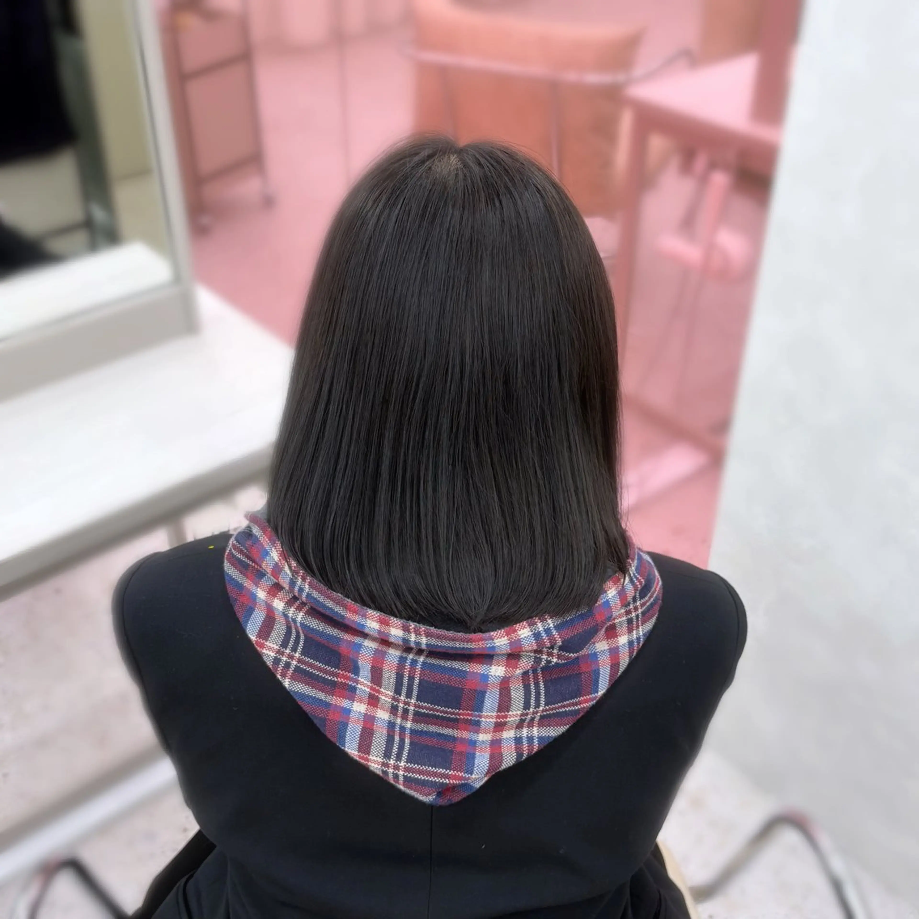 ミディアム カラー 透明感カラー ボブ ヘアカラー coco_ mahiroのヘアスタイル