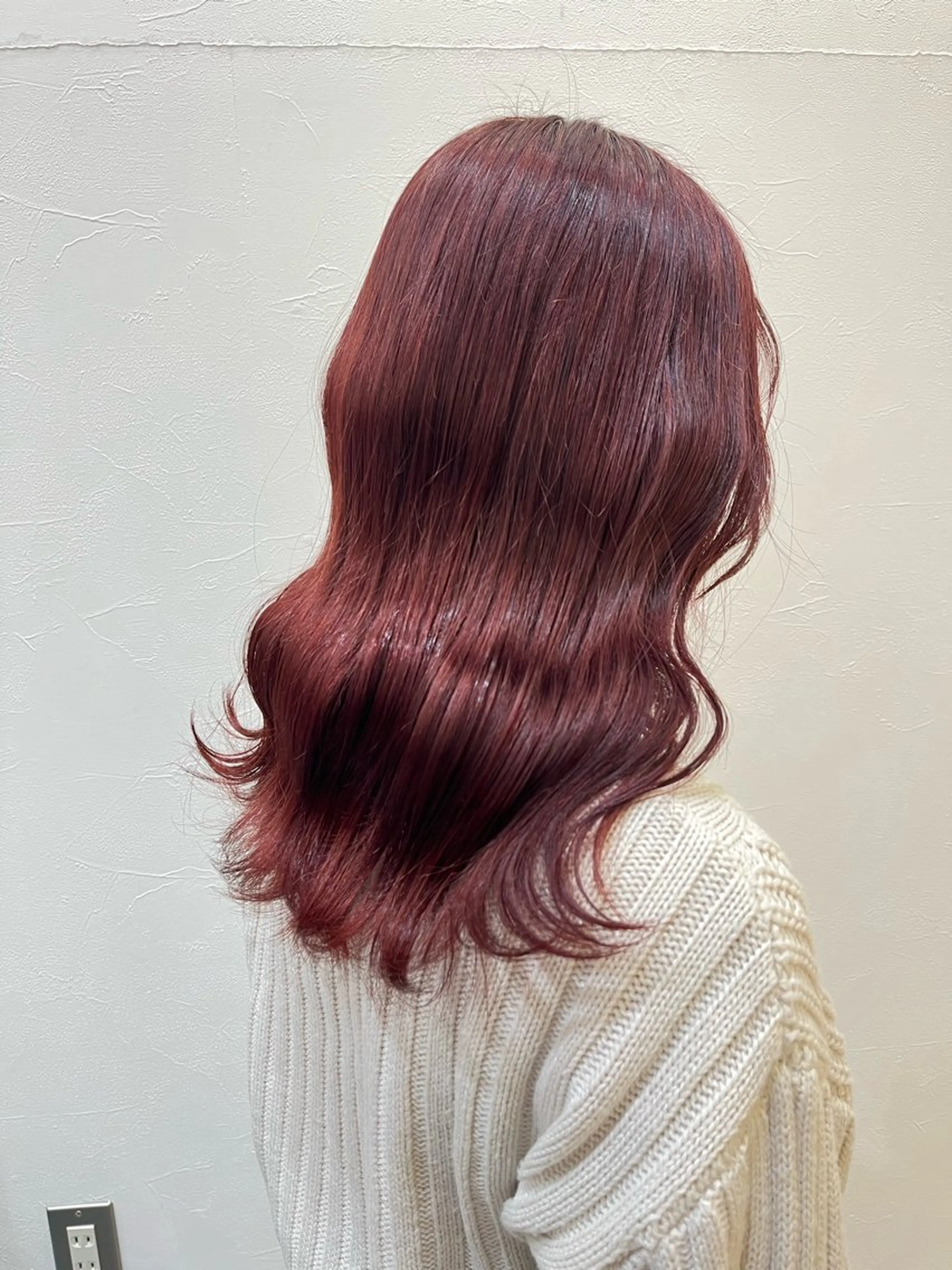 セミロング ヘアカラー Yuzuki/モデル 募集中/今年デビューのヘアスタイル