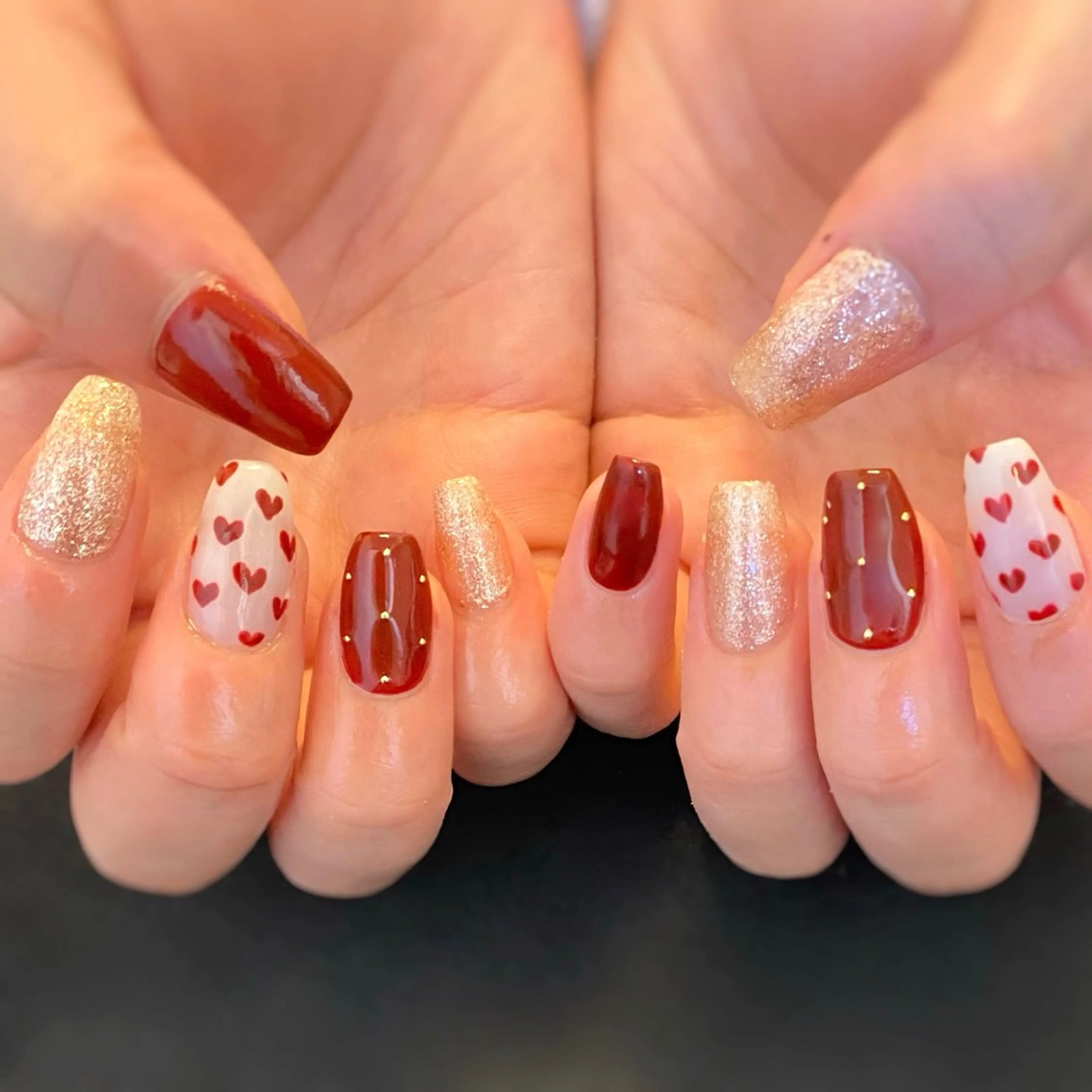ネイル ラメ(グリッター) nail*157 .のネイルデザイン