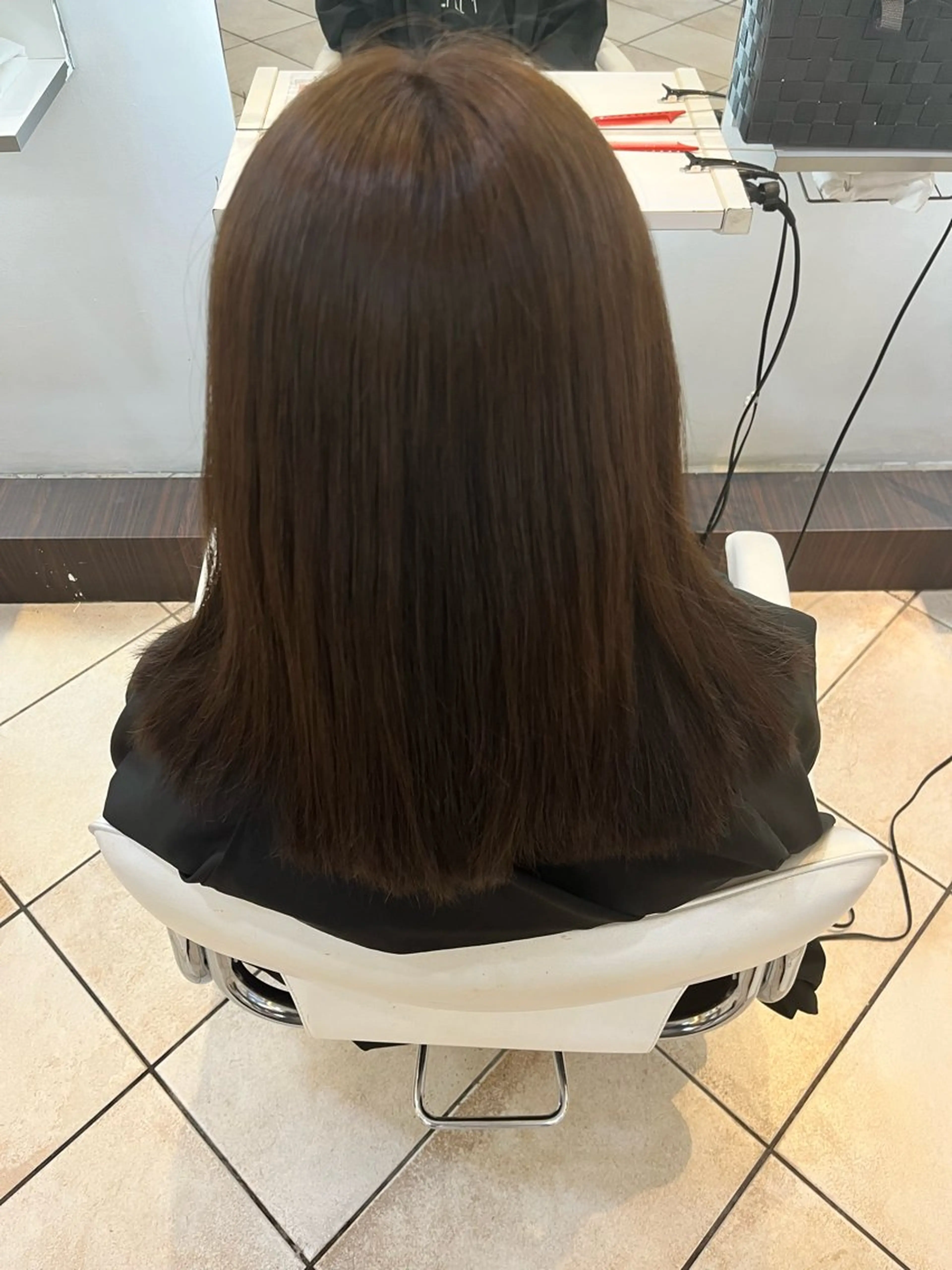 セミロング ヘアカラー ⚡️毎朝ラクにキマる ✂️モデル募かずとのその他イメージ