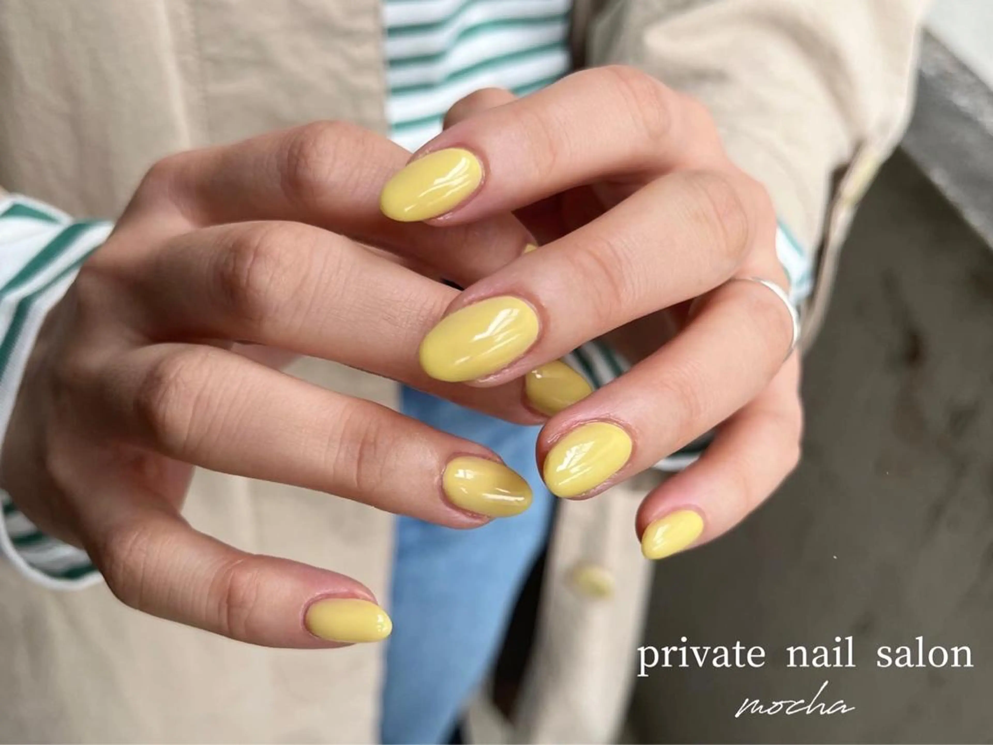 ネイル カジュアル チークネイル フレンチネイル ジェルネイル マグネットネイル ハンドネイル mocha nailのネイルデザイン