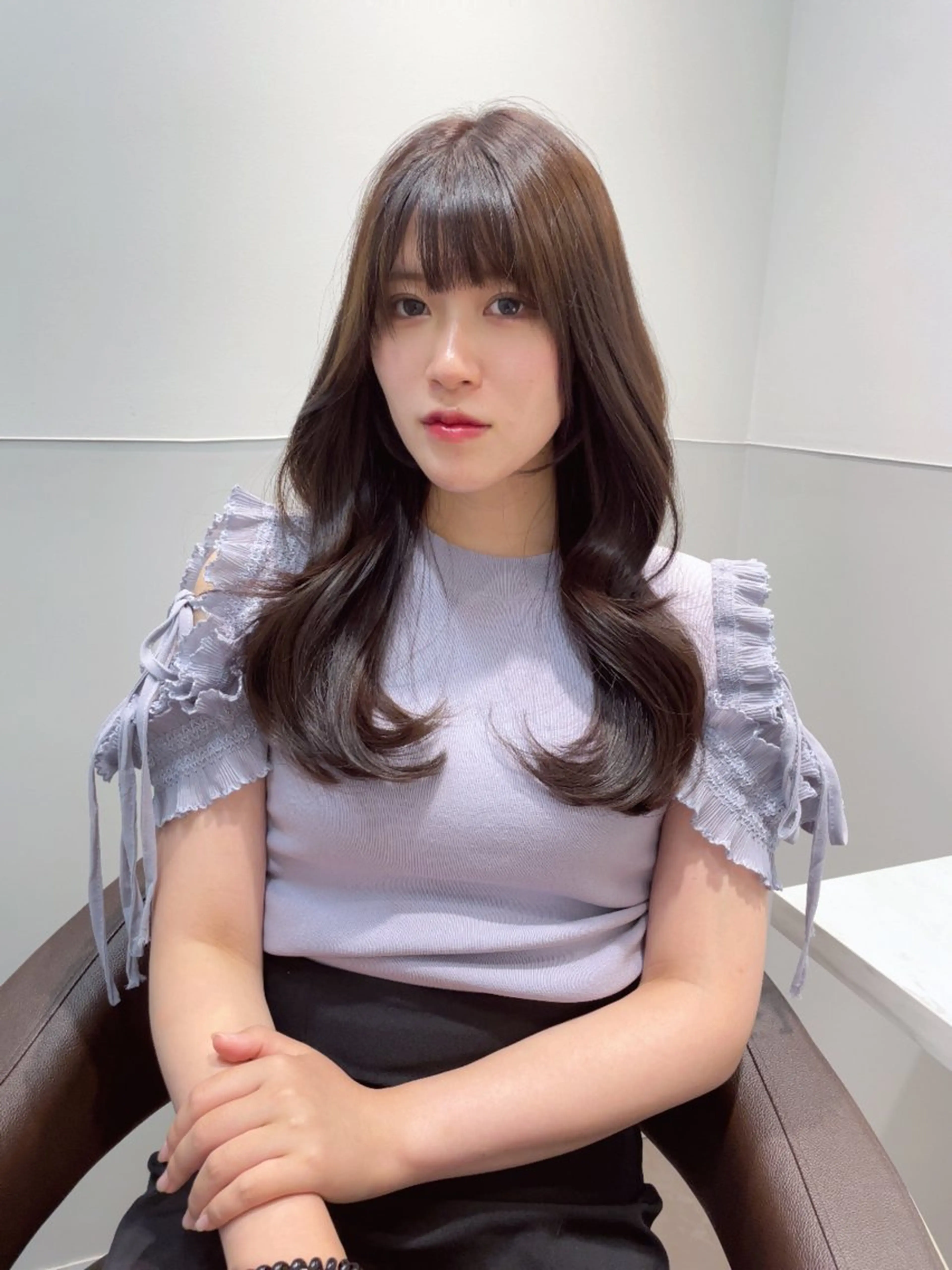 ロング レイヤーカット カット ヘアカラー トリートメント JIL BLAN千葉所属・JIL BLAN千葉 代表　Toshikiのヘアスタイル