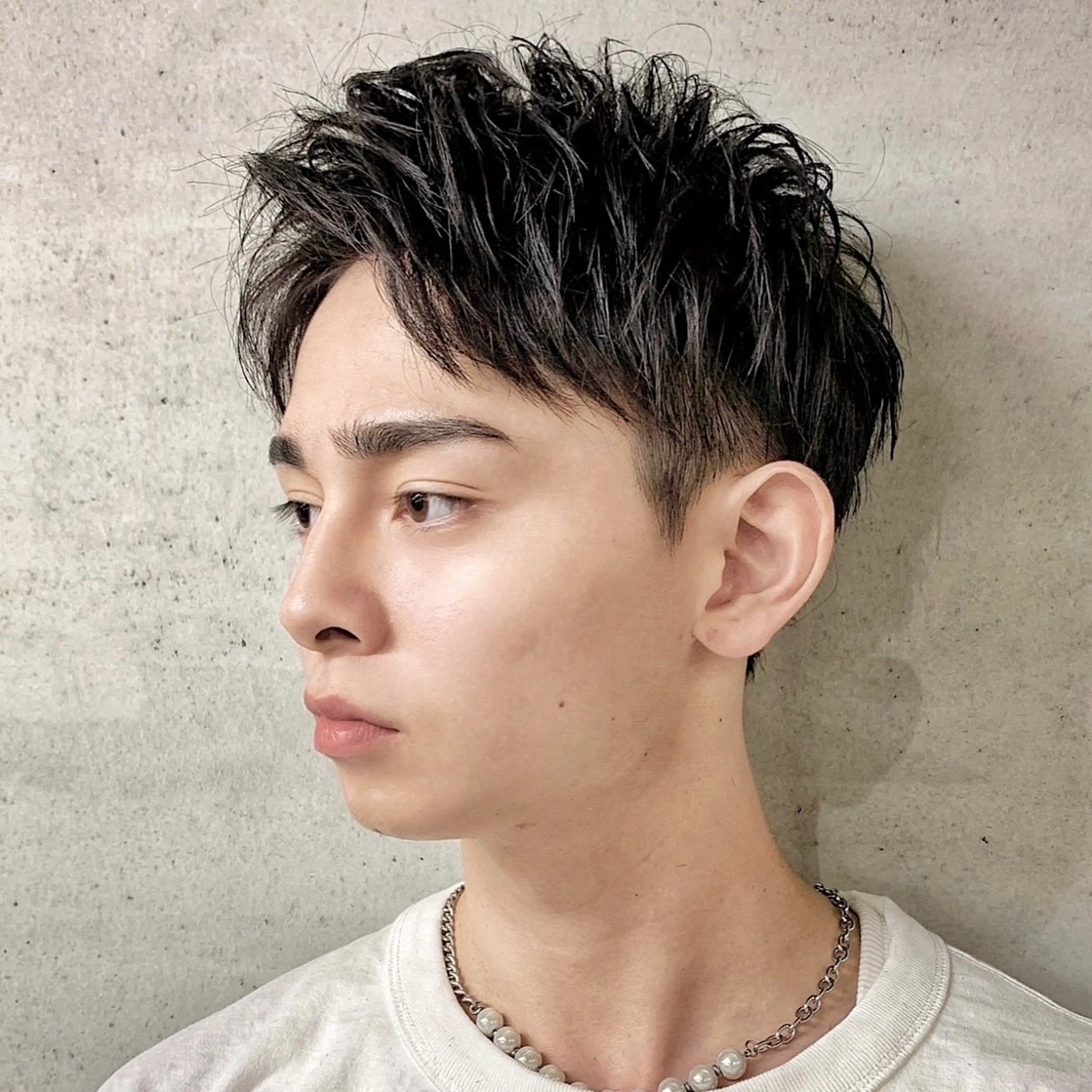 カラー メンズ カット トリートメント ヘッドスパ ブリーチなし/暖色/ 透明感/ririkaのヘアスタイル