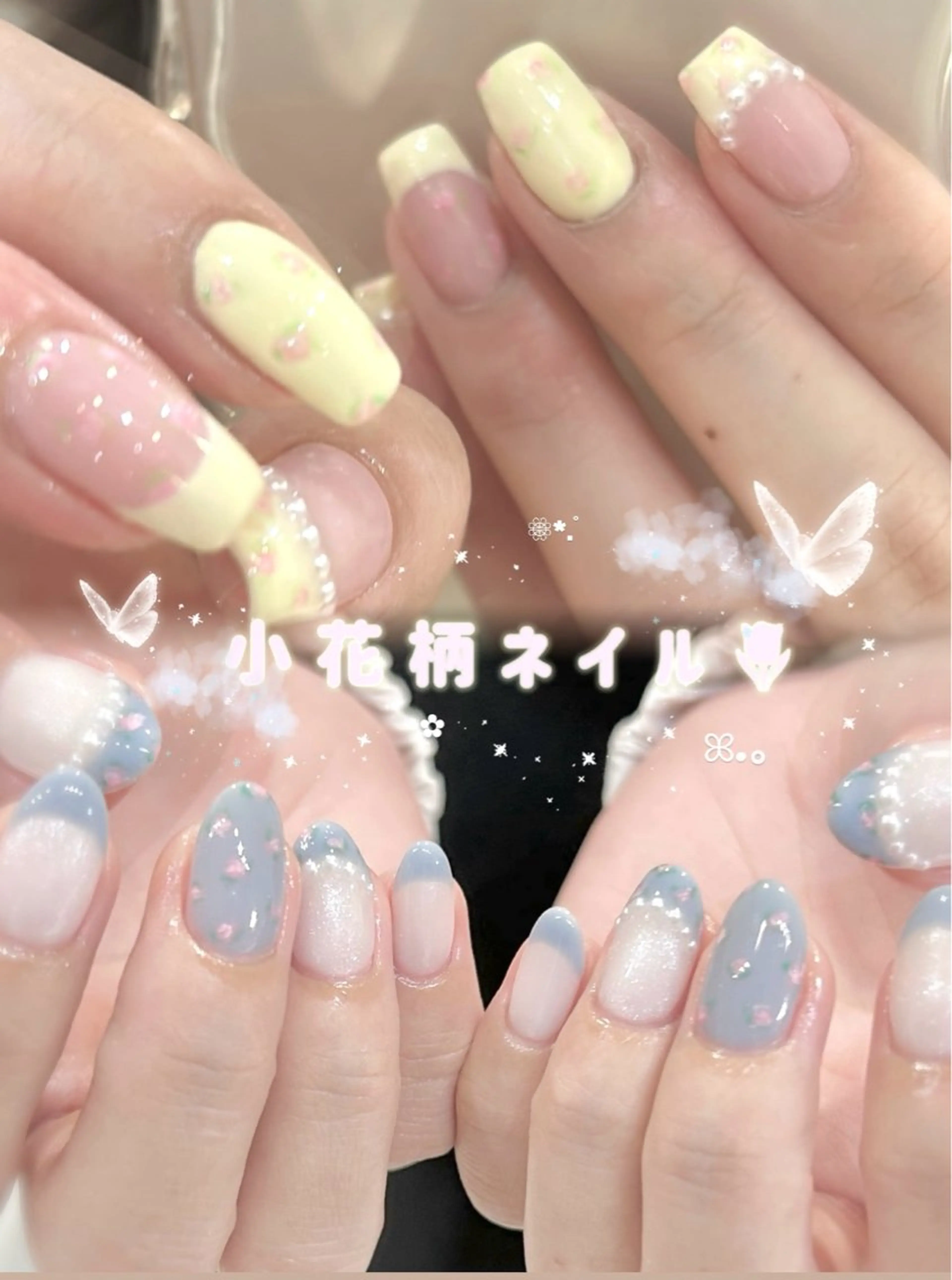 ネイル ガーリー ハンドネイル 🎀チーク/ちゅるん 🫧chisa🎀のネイルデザイン