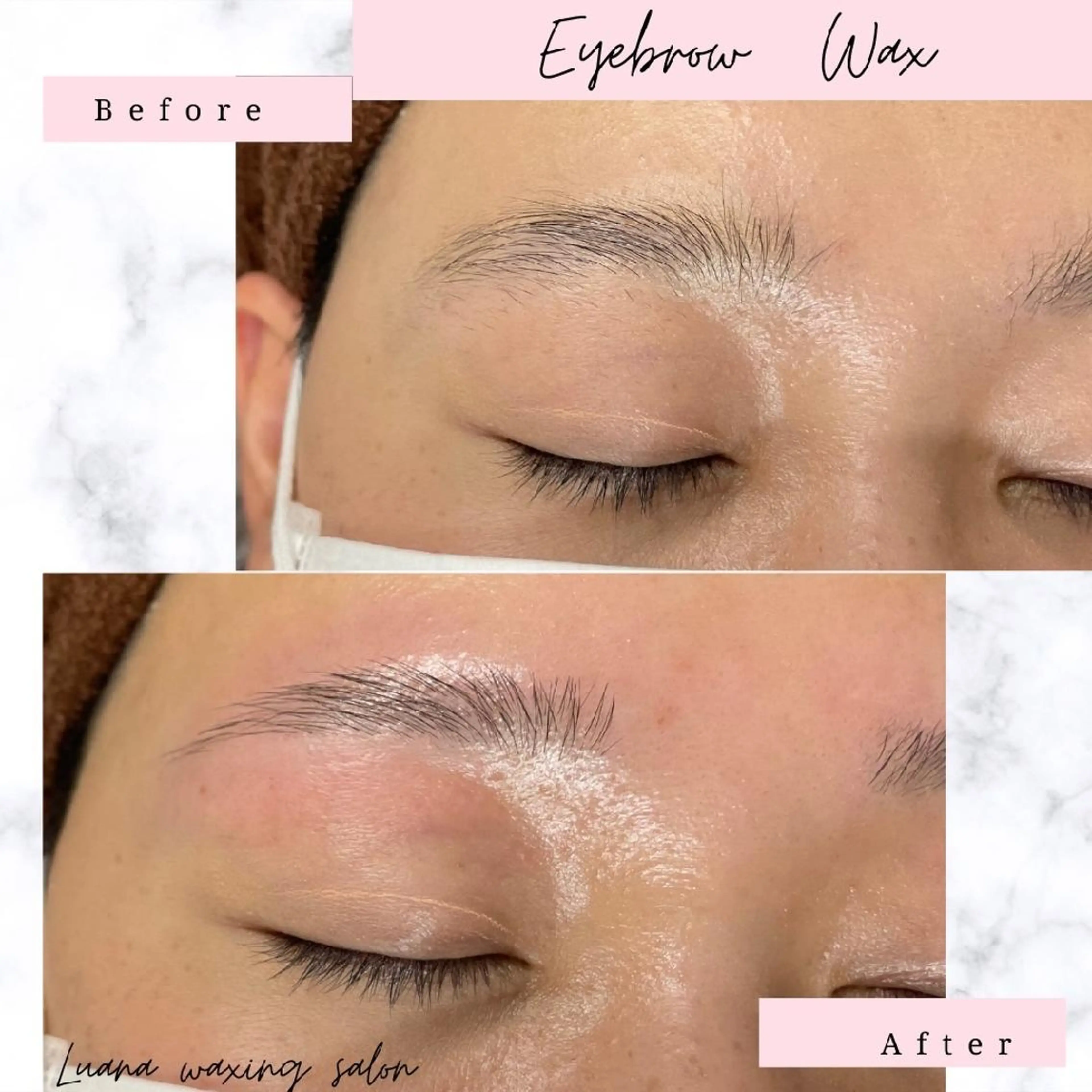 アイブロウ 眉毛ワックス脱毛 Luana wax 🐚根本のエステ・リラクイメージ