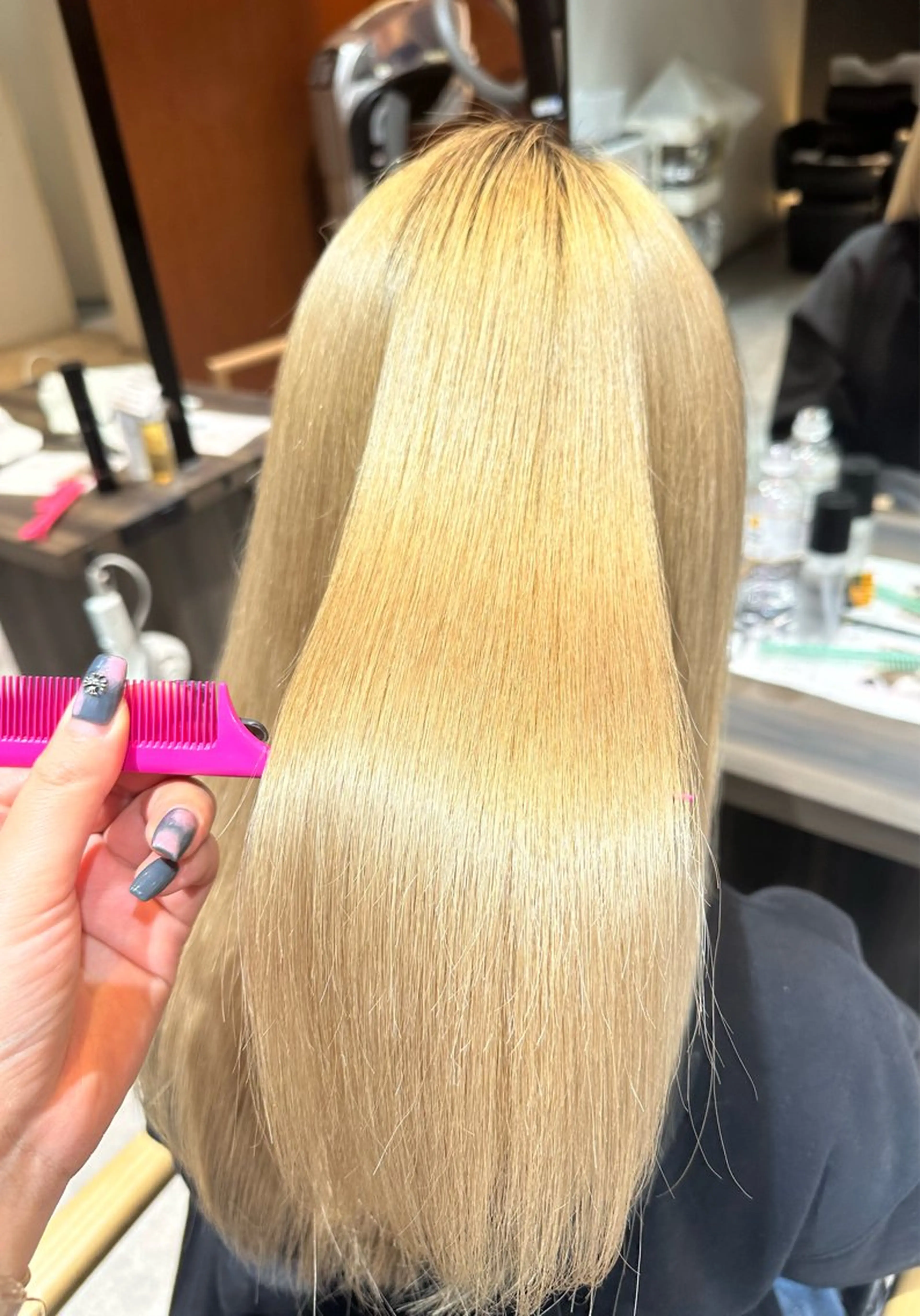 カラー 髪質改善 ヘアカラー トリートメント AVANCE.箕面店所属・AVANCE.Rin /箕面/髪質改善のヘアスタイル