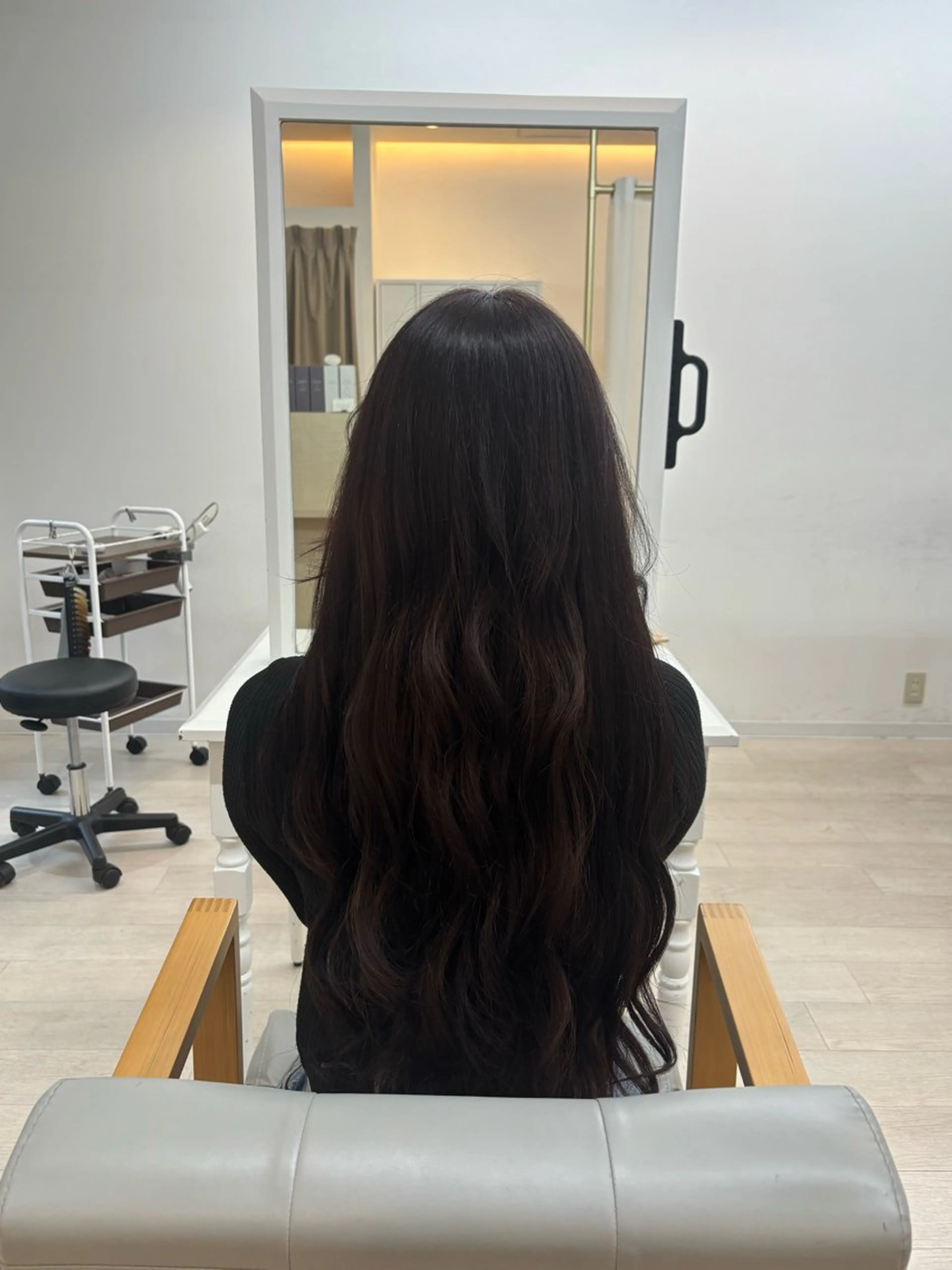 ロング ヘアカラー ワタセ ヒメカのヘアスタイル