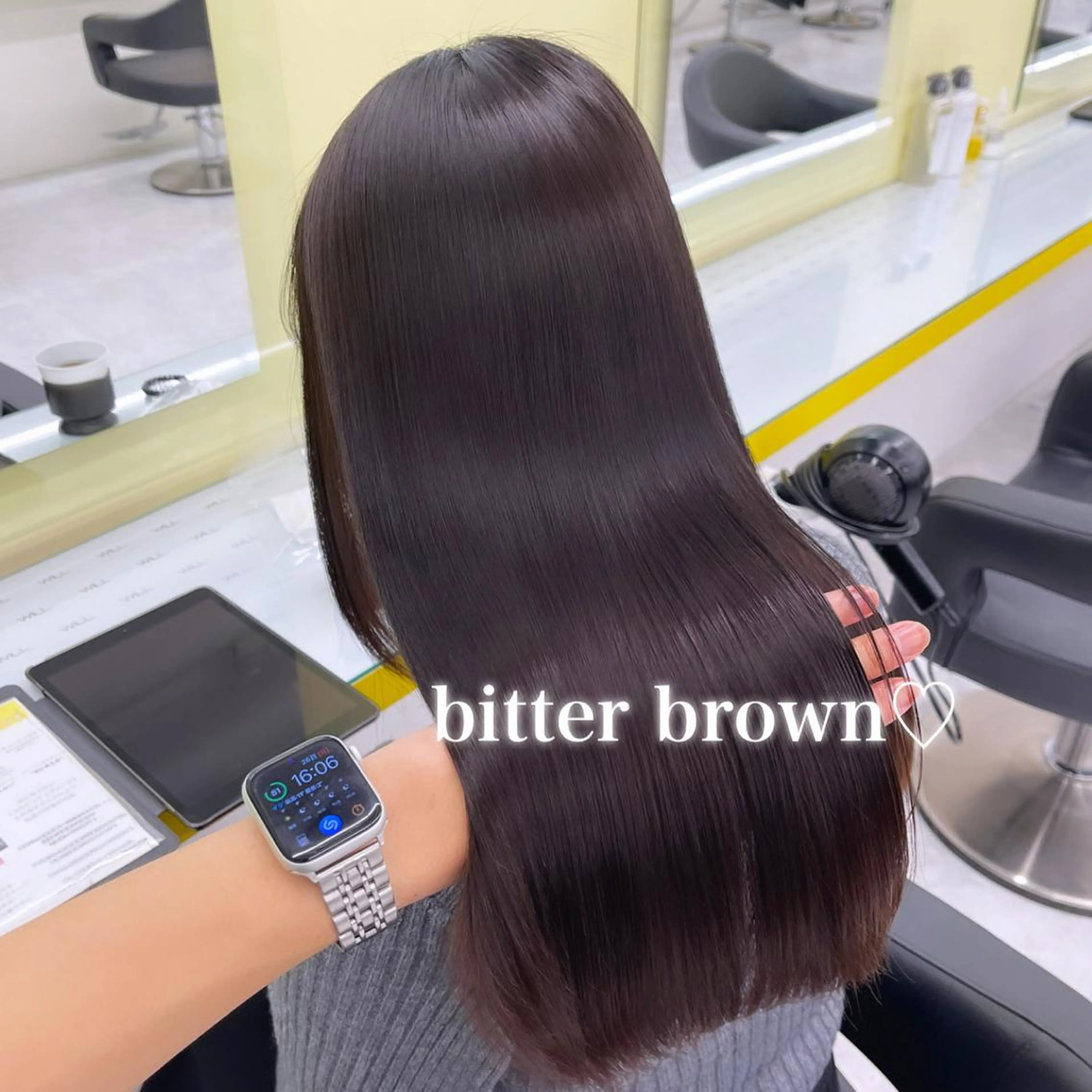ロング カラー パーマ ヘアアレンジ メンズ キッズ ネイル マツエク・マツパ アイブロウ ♥️韓国ヘア レイヤー♥️ゆりのヘアスタイル