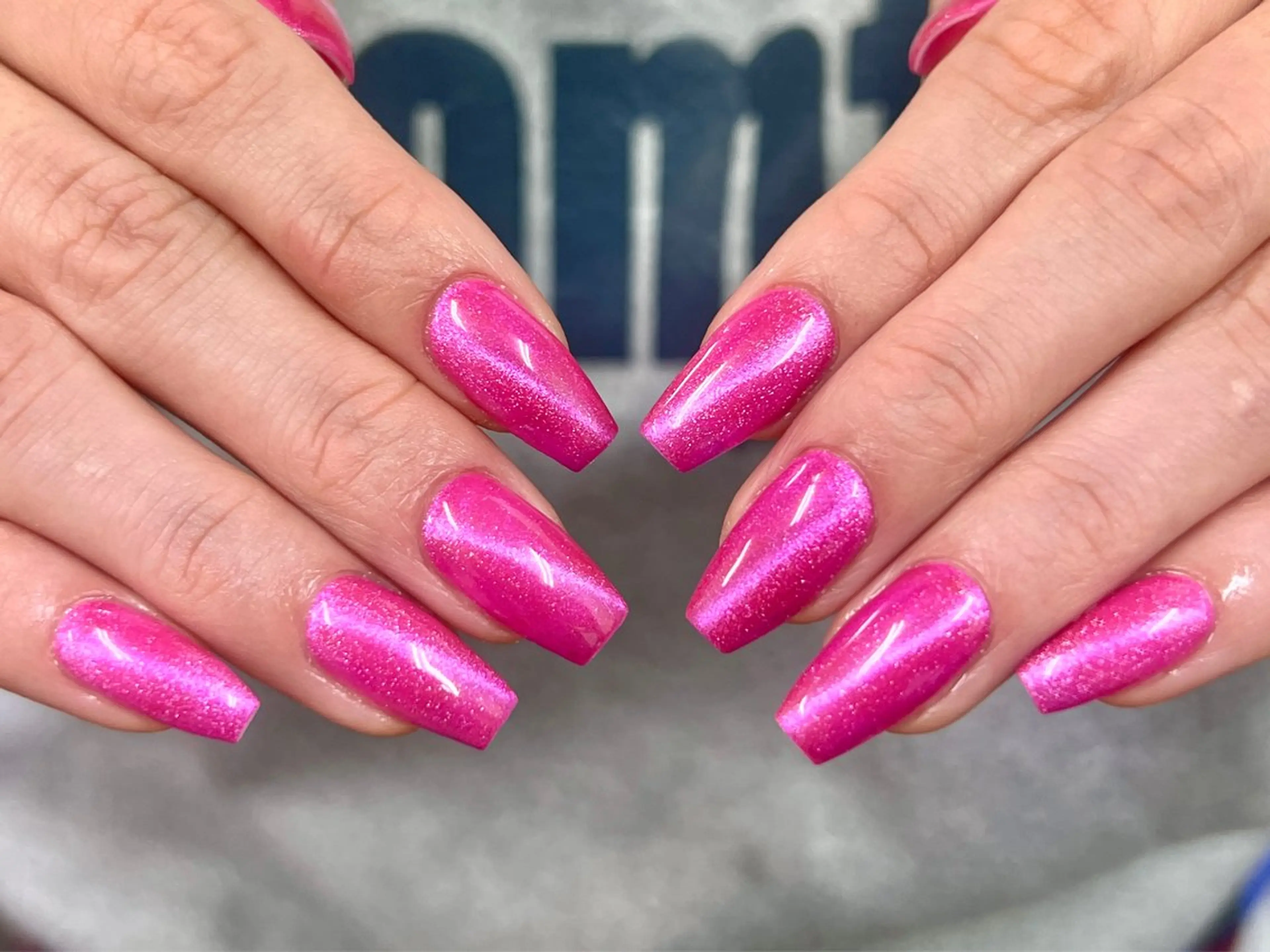 ネイル ロングネイル マグネットネイル ワンカラーネイル ハンドネイル Painty nailのネイルデザイン