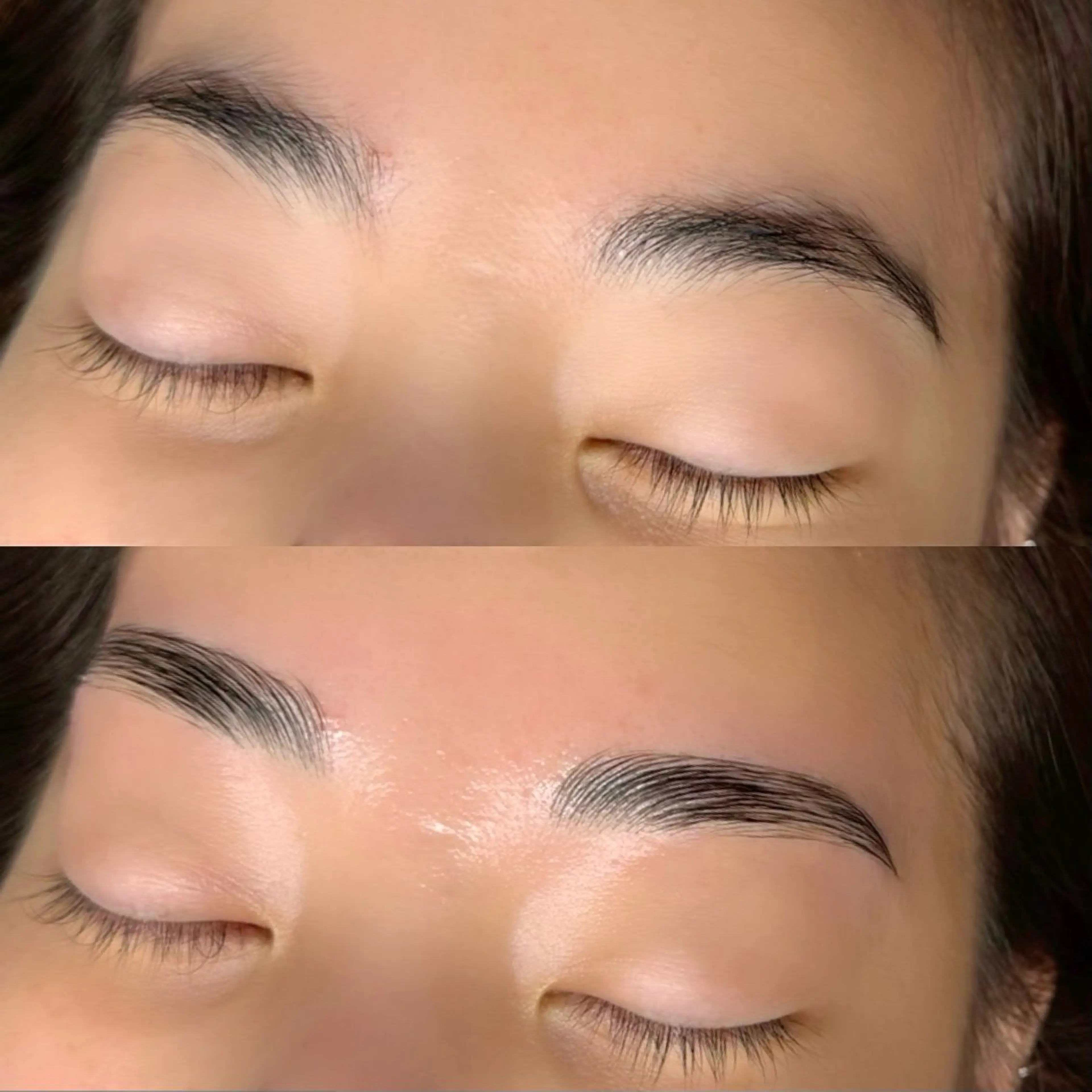 ツルツル卵肌と美眉でお顔完璧SET✨【眉毛デザインWax+ラミネーション+お顔Wax+高保湿パック付き】¥10,000の写真