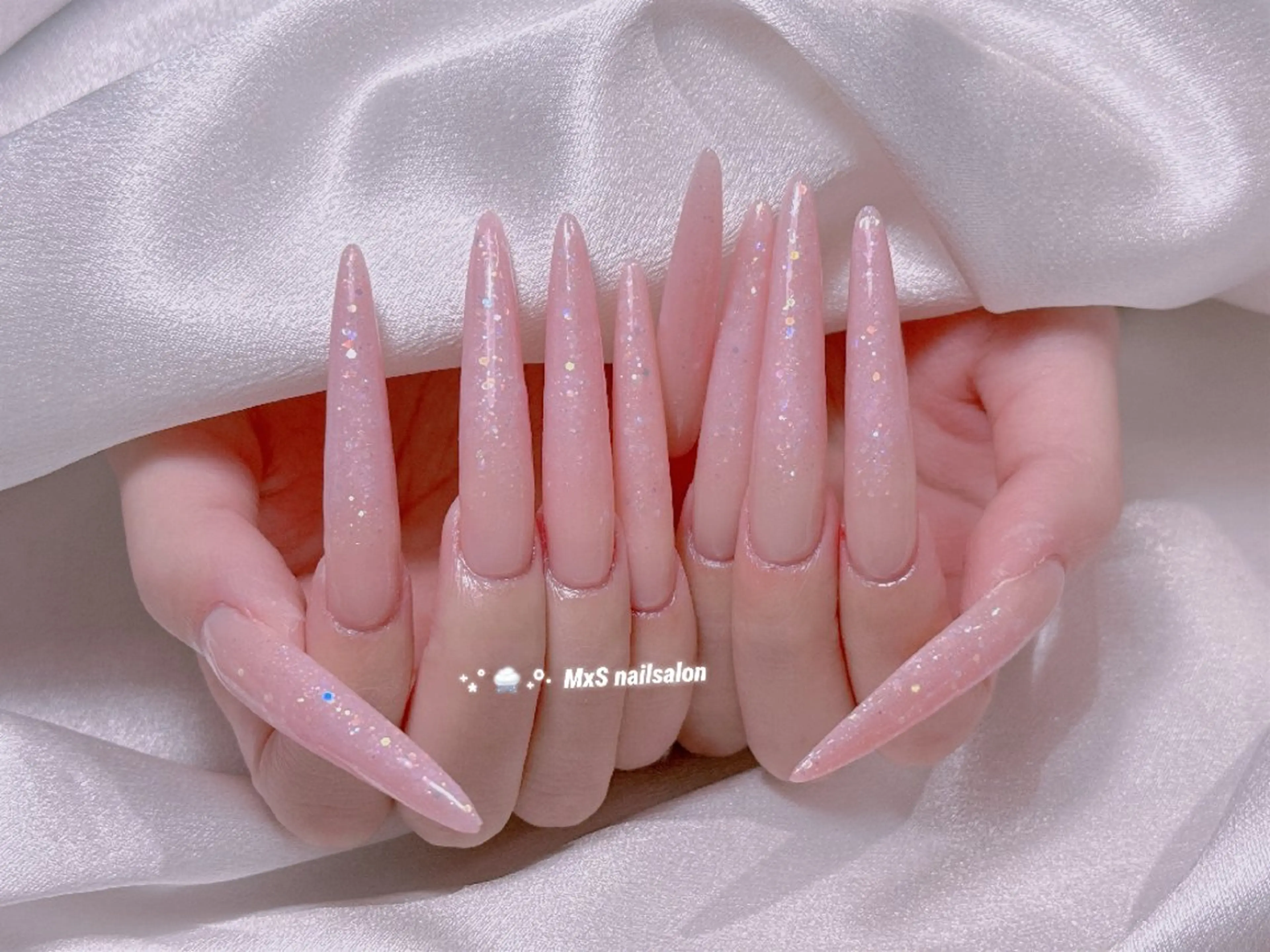 ネイル ロングネイル ネイルチップ ハンドネイル ハンドケア M×S Nail みなのネイルデザイン