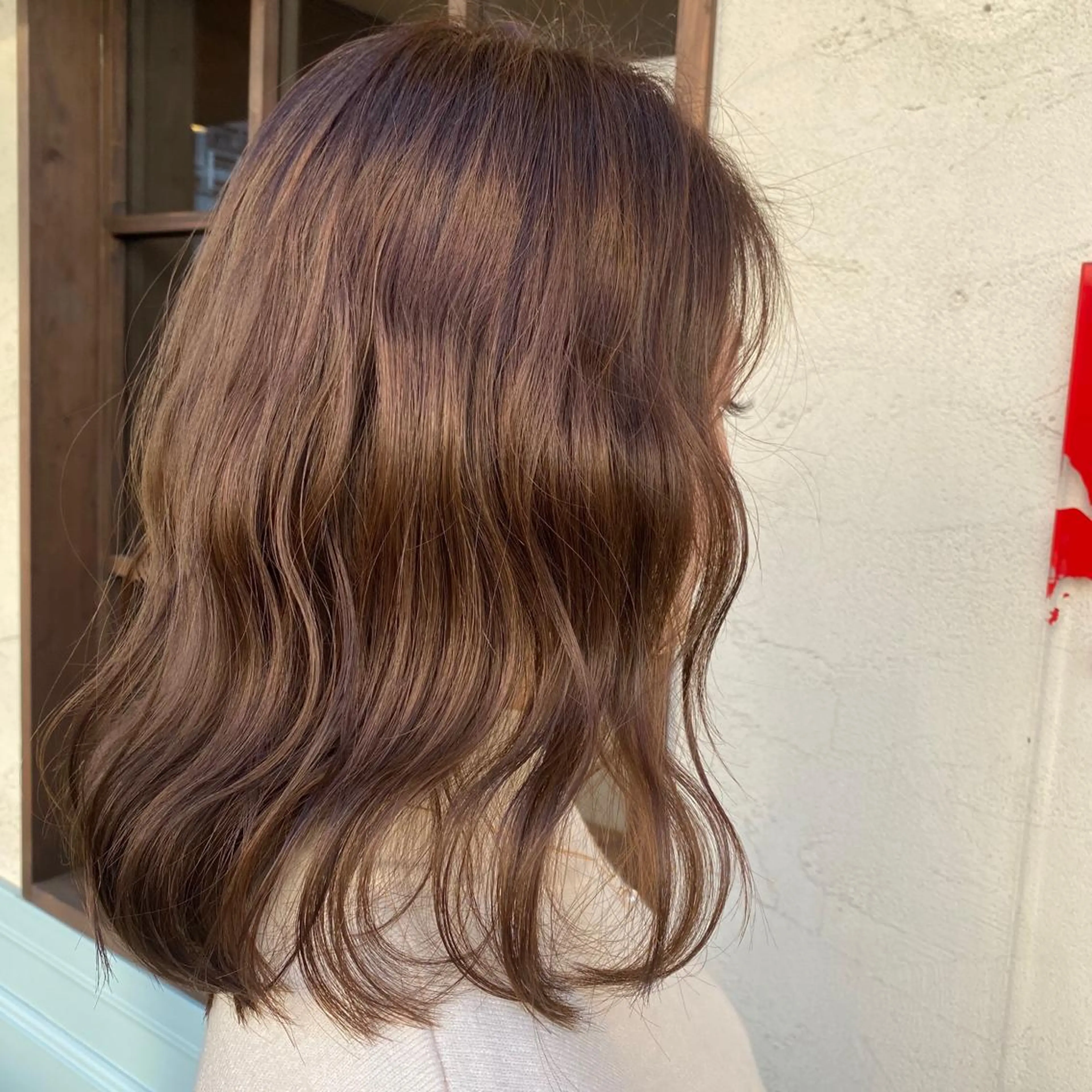 セミロング カラー garden HAIR 優月のヘアスタイル