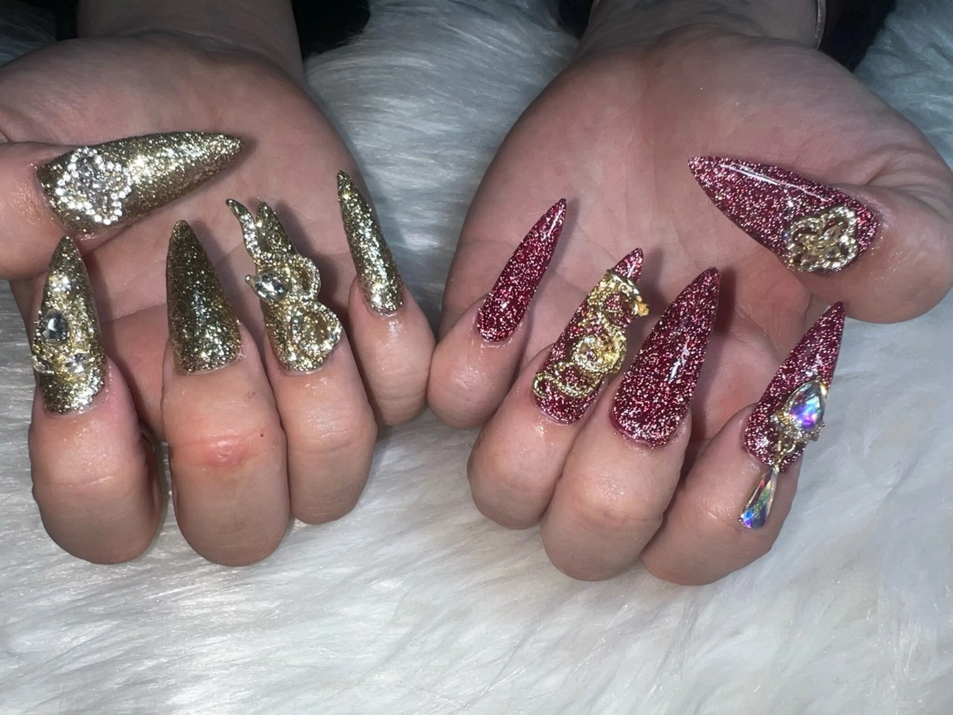 ネイル 成人式 Ruana Nailのネイルデザイン