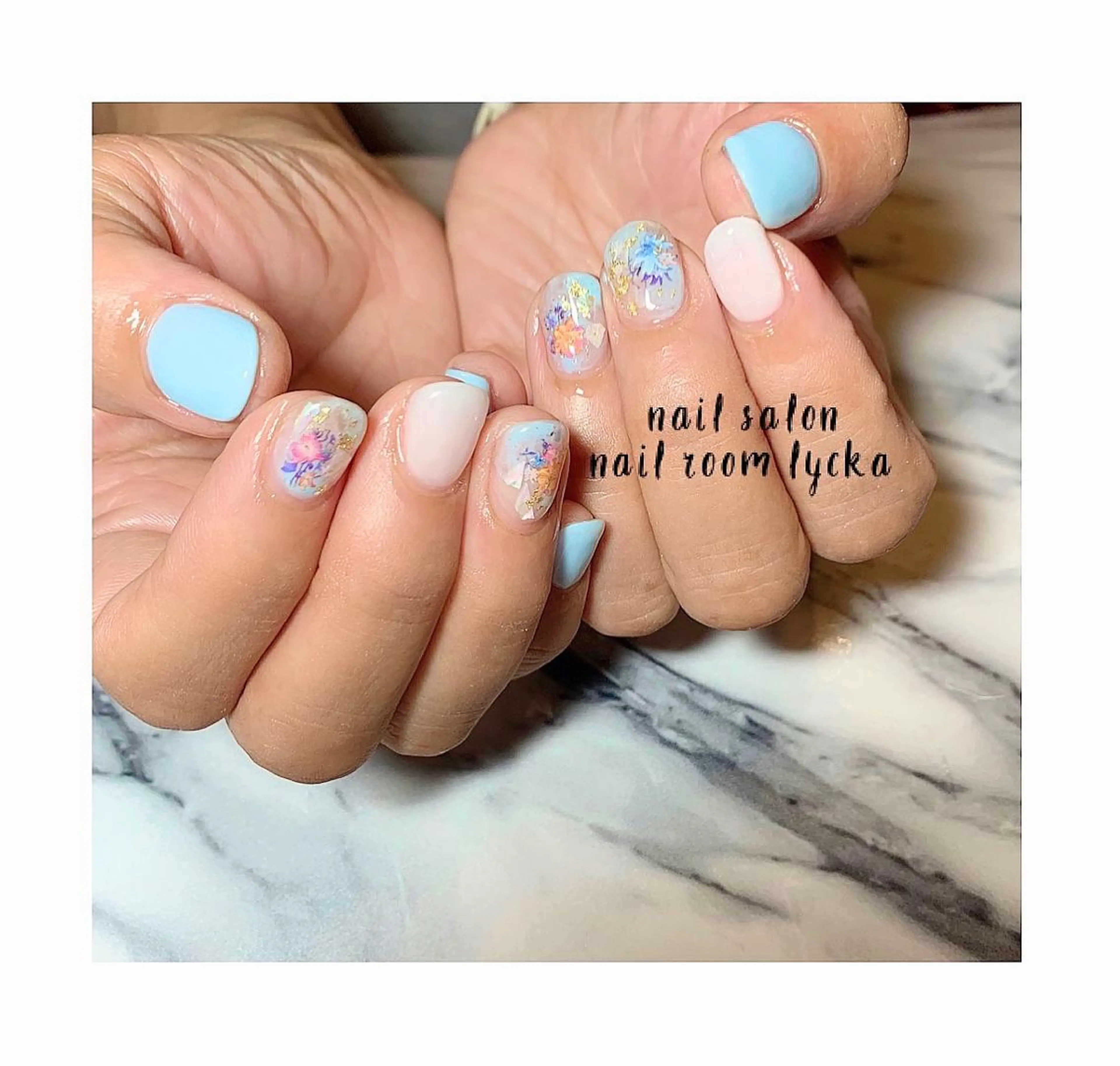 ネイル ﾈｲﾙﾙｰﾑﾘｯｶ 𝐦𝐚𝐲𝐮のネイルデザイン