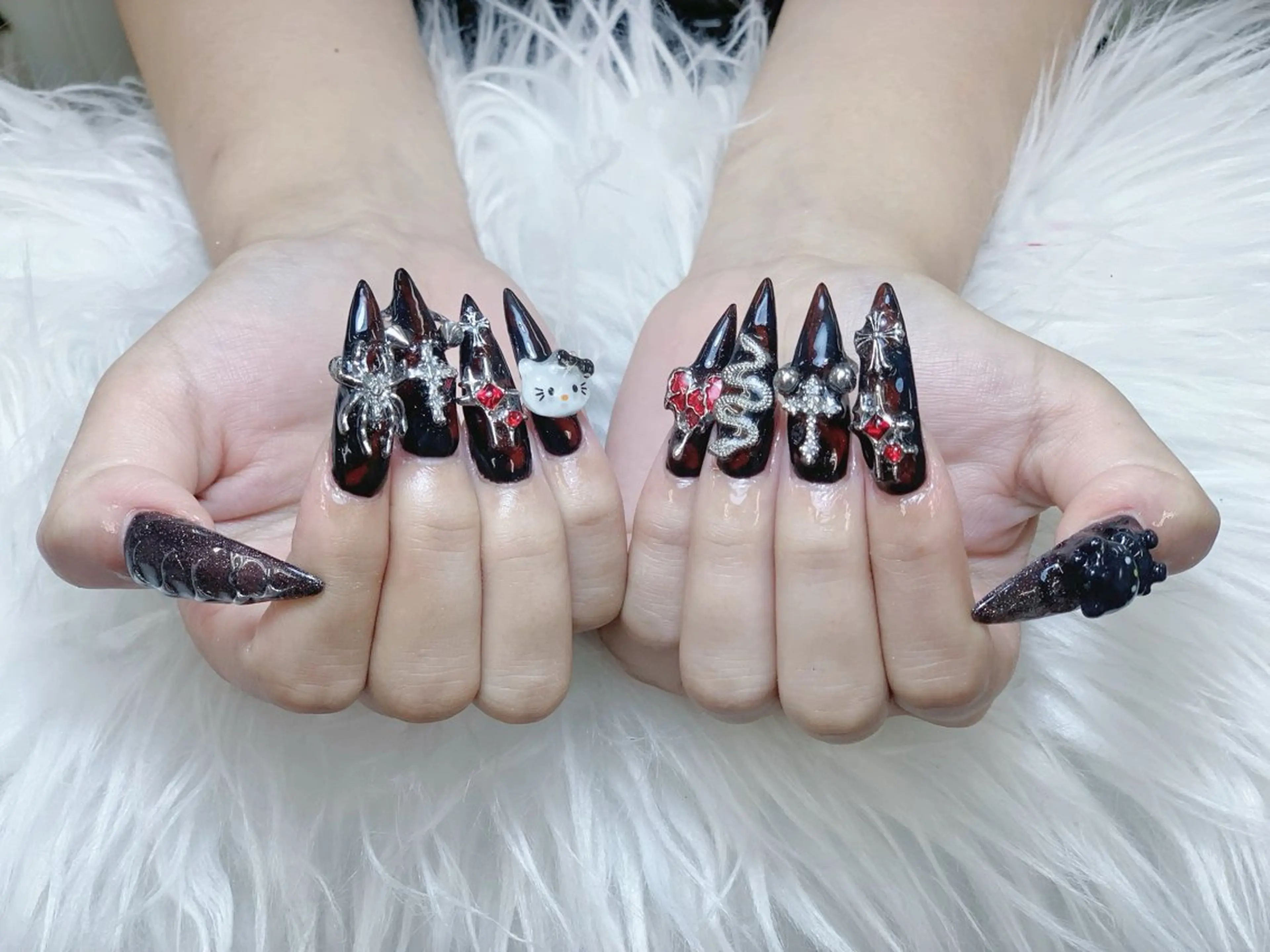 ネイル ハンドネイル ANH NAIL ゴテゴテ専門店💎のネイルデザイン