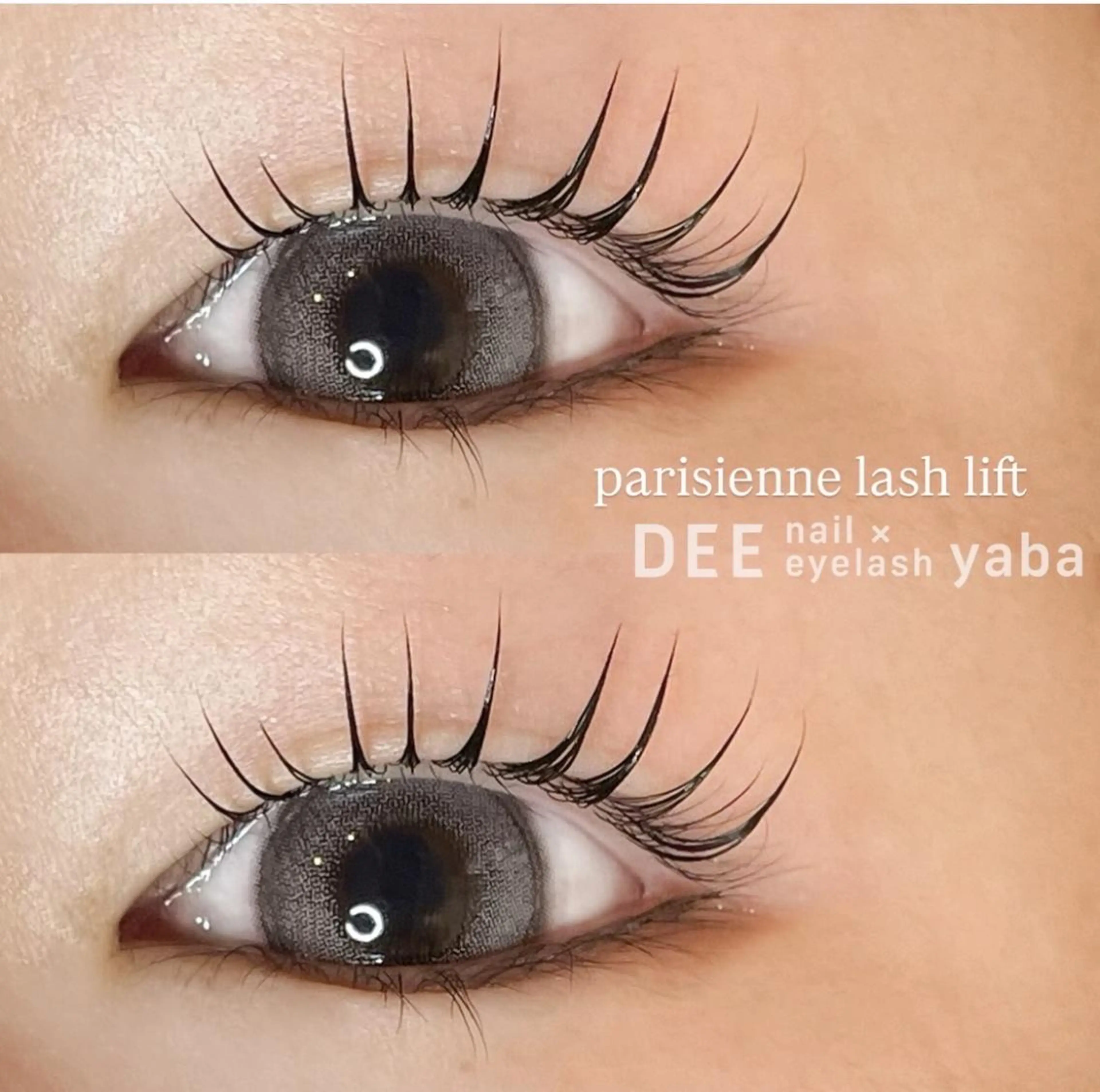 マツエク・マツパ パリジェンヌラッシュリフト hiyori.K DEE yabaのマツエク・マツパデザイン