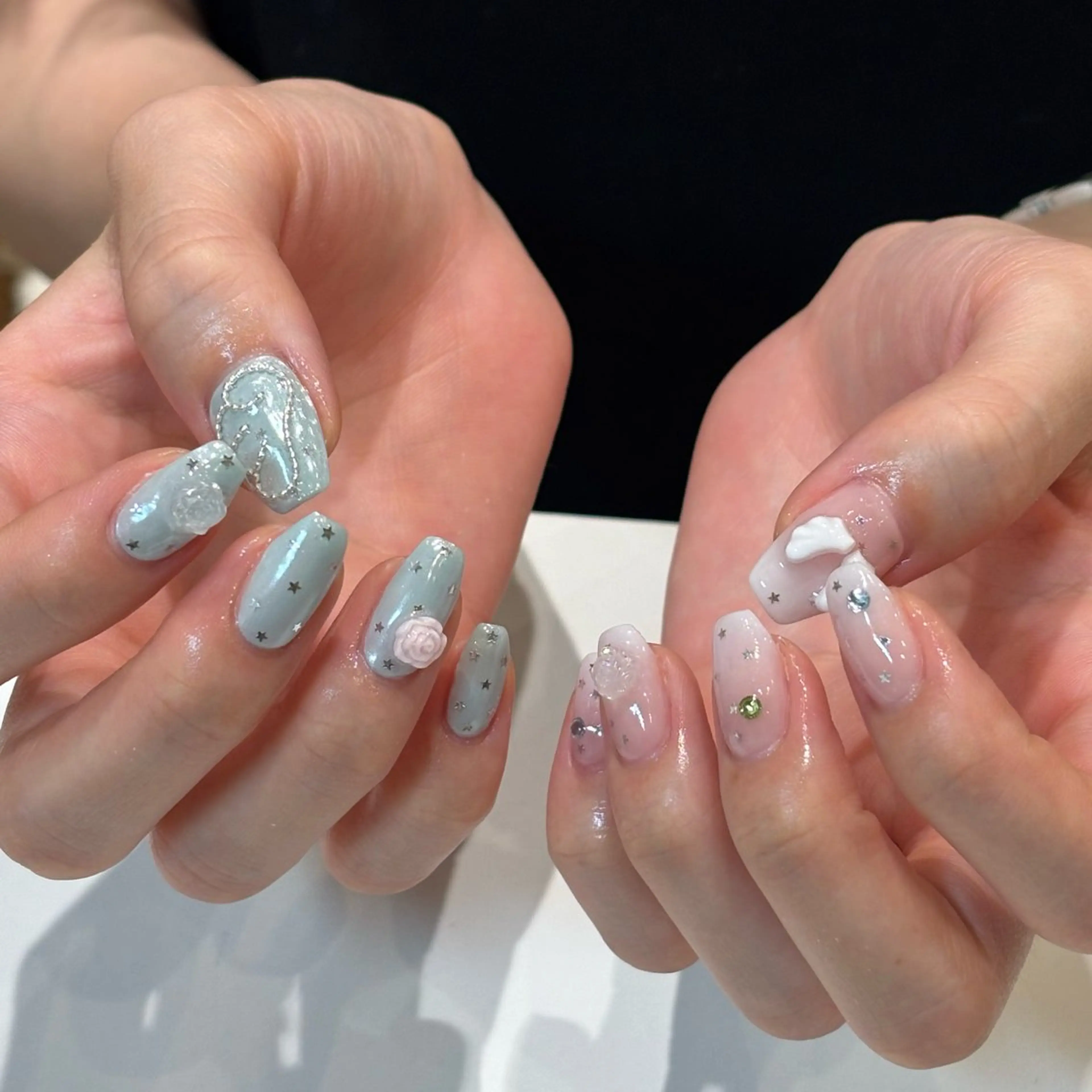 ネイル ハンドネイル 韓国ネイル✦ hanaのネイルデザイン